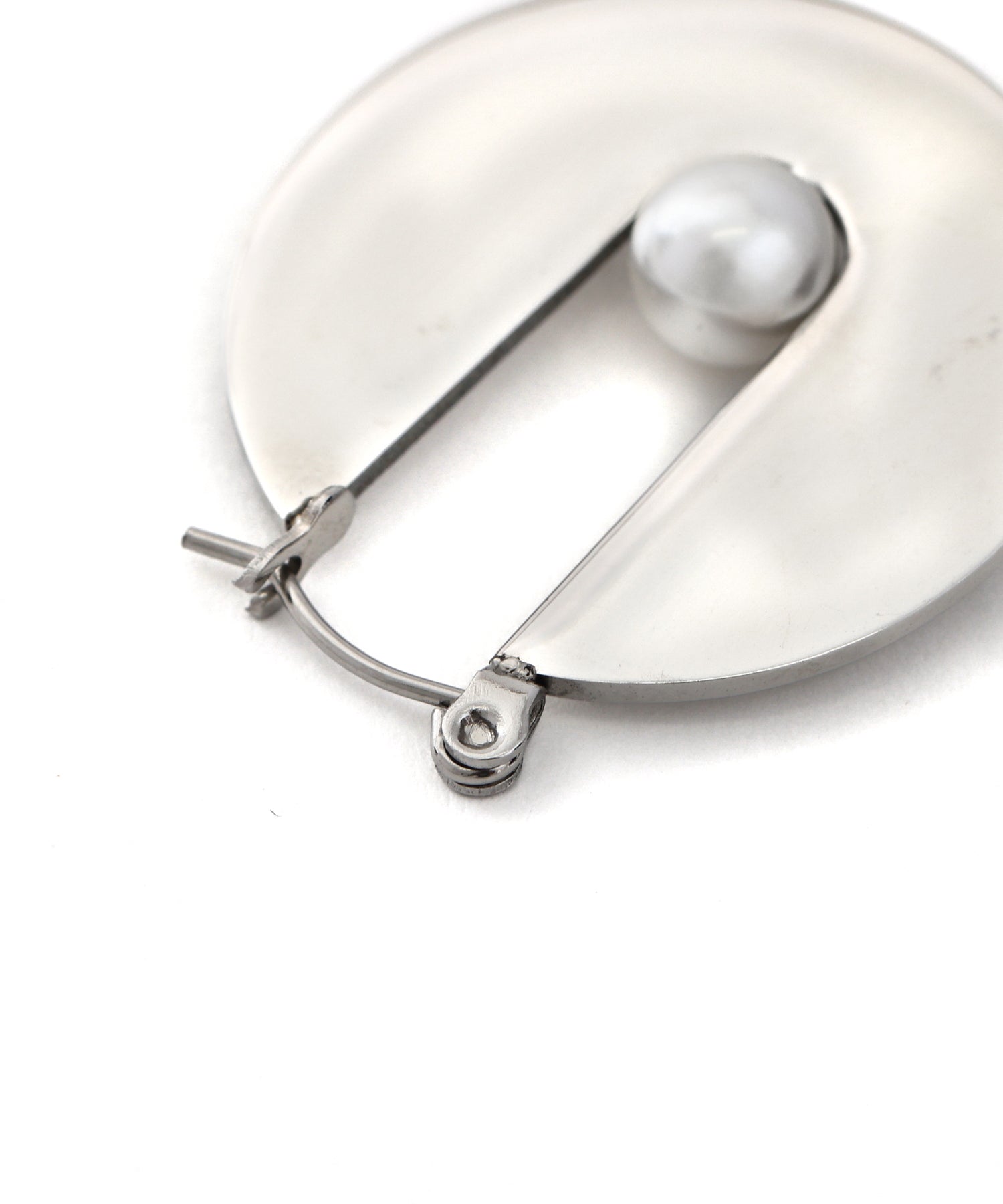 [シルバー]オービットフレームピアス