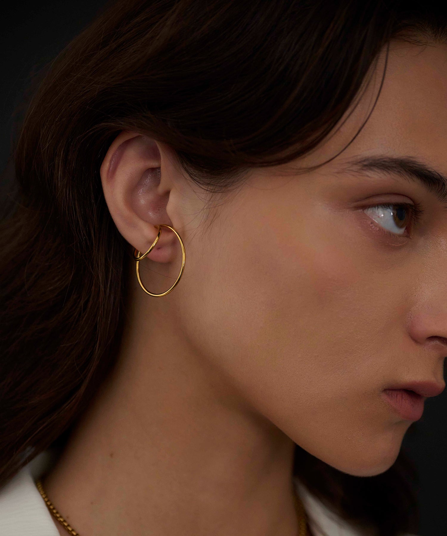 [Gold] Big ear cuff
