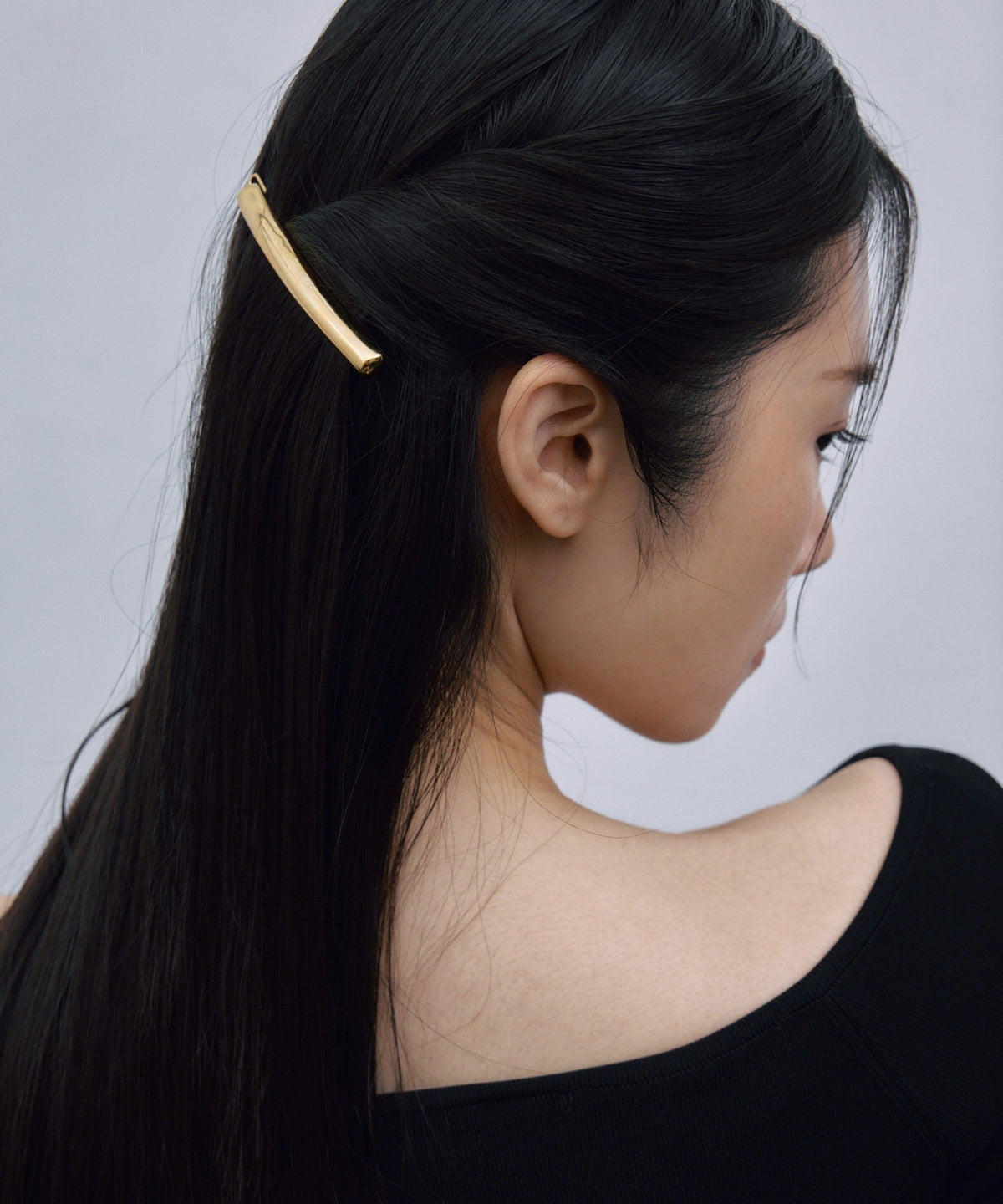 [ゴールド]スティックヘアクリップ