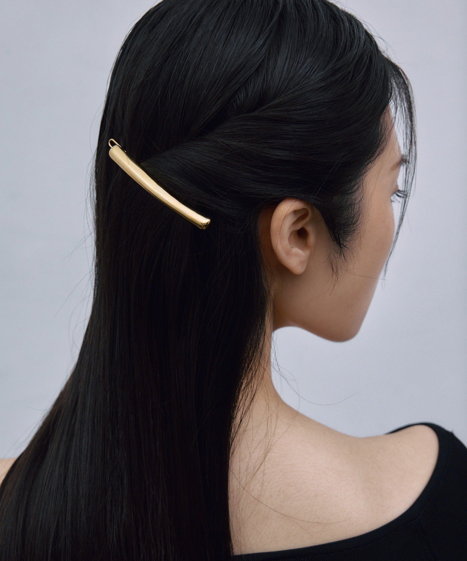 [ゴールド]スティックヘアクリップ