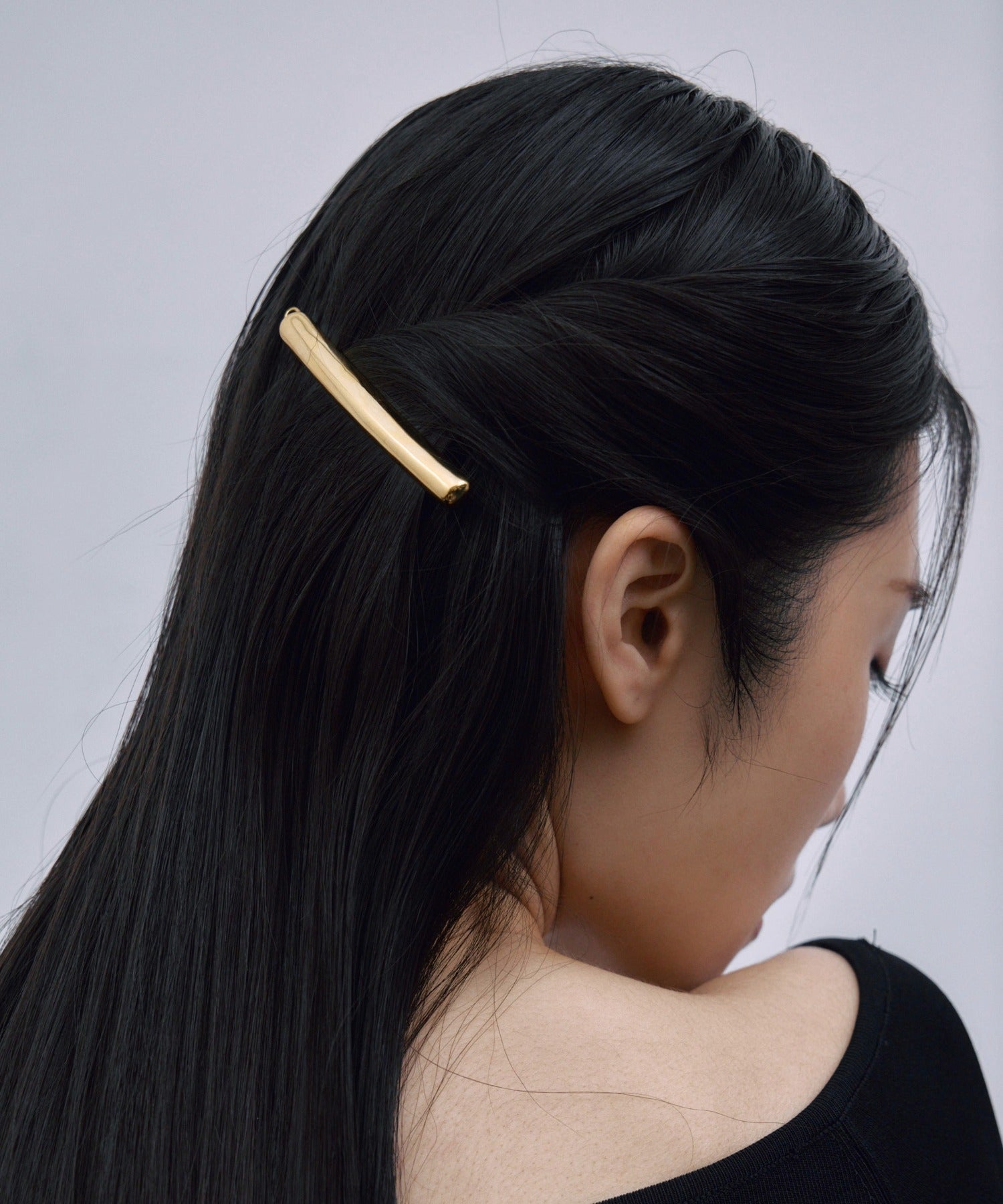 [ゴールド]スティックヘアクリップ
