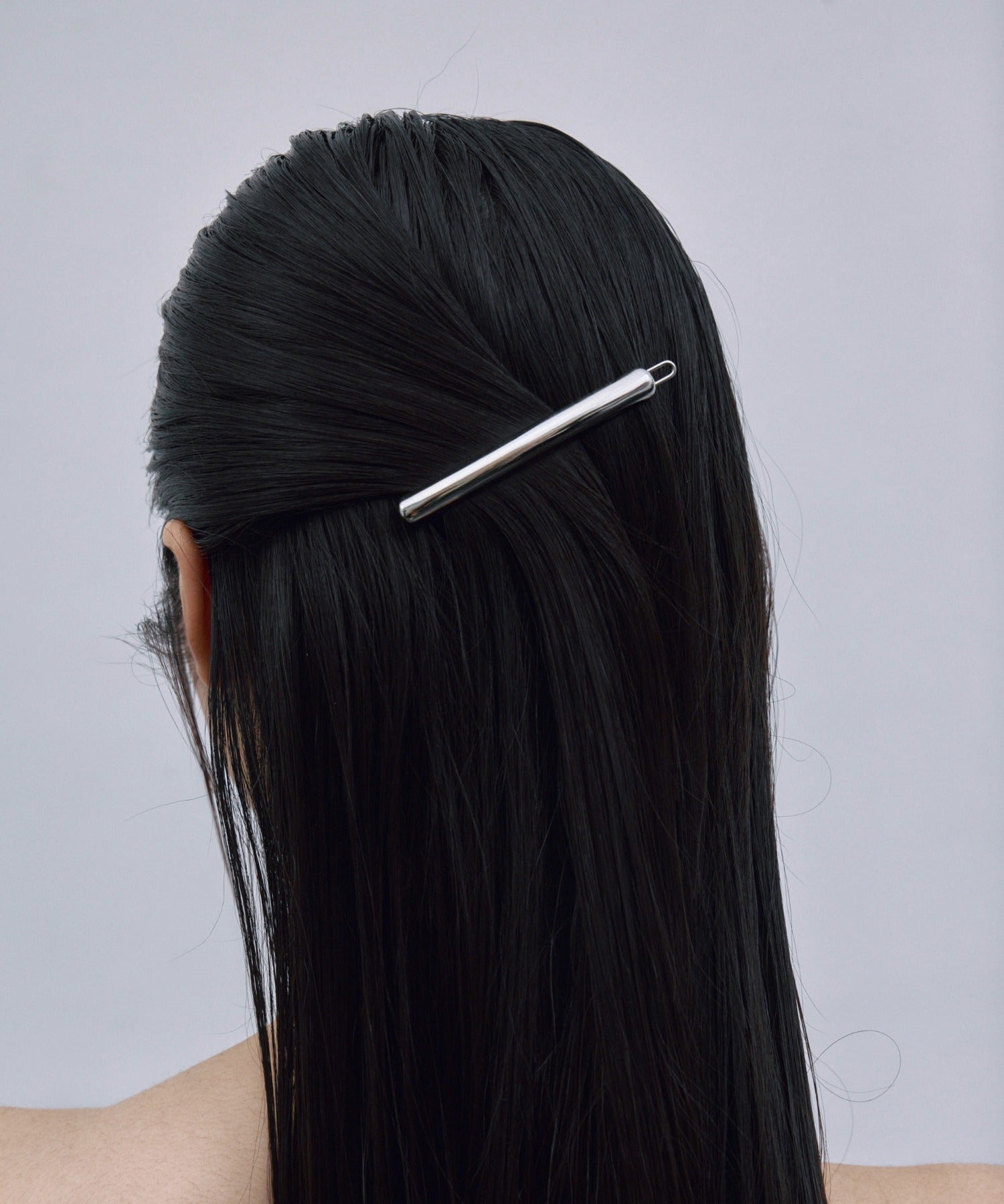 [シルバー]スティックヘアクリップ