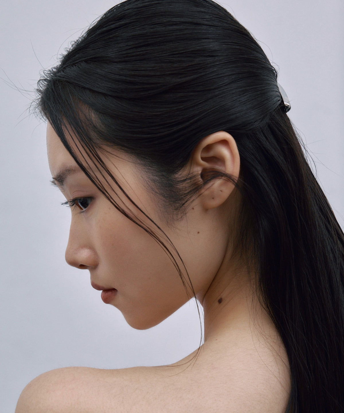 [シルバー]スティックヘアクリップ