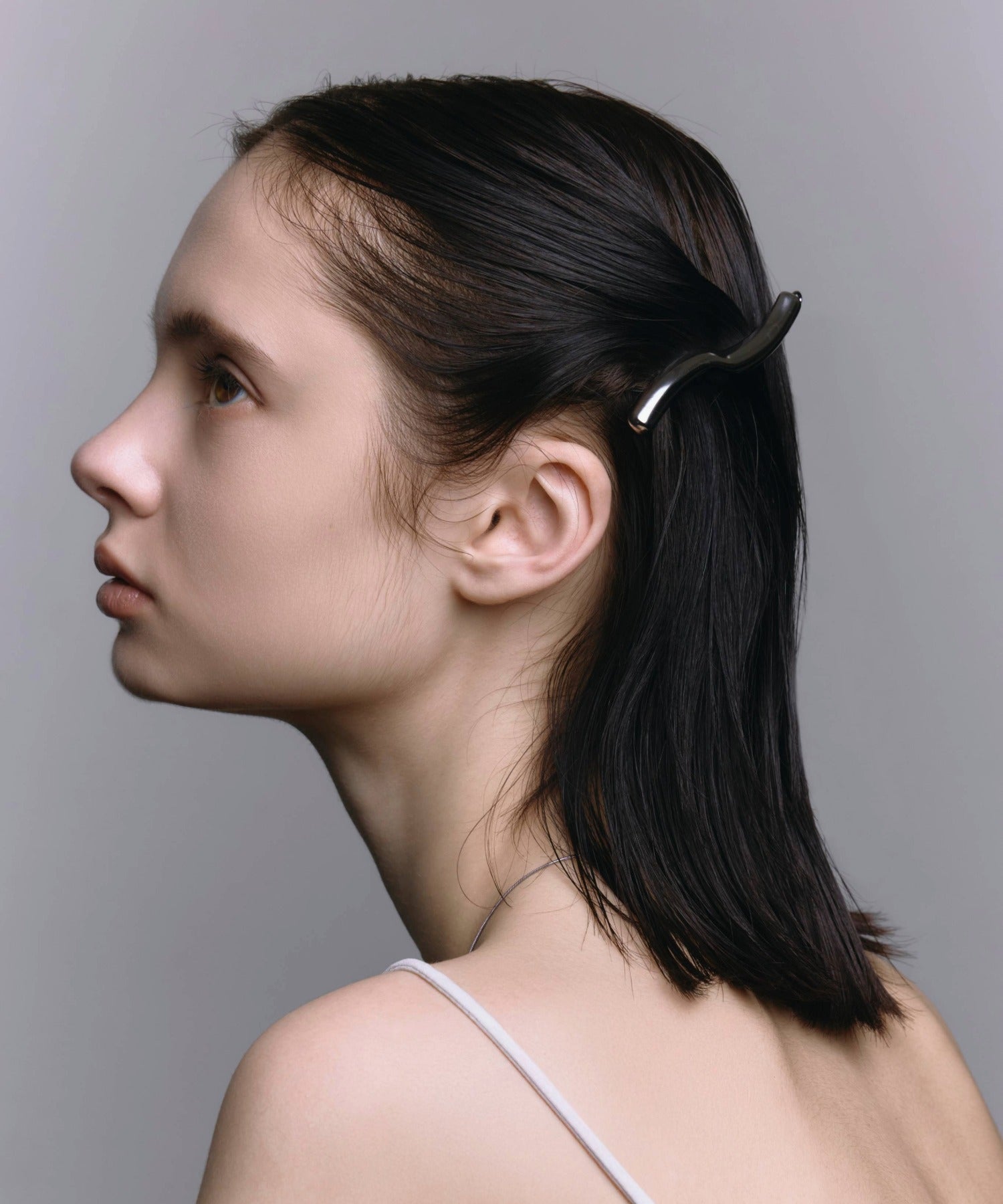シルバー]スウェルヘアクリップ