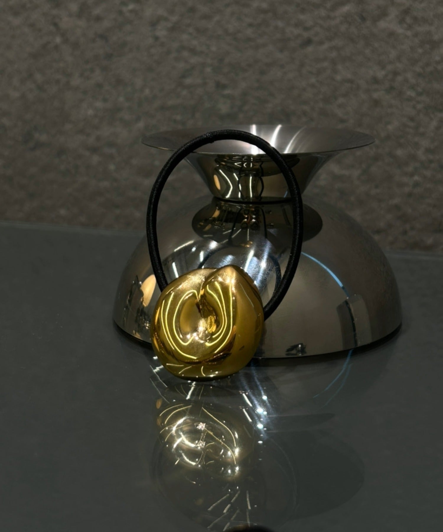 [ゴールド]サークルヘアタイ