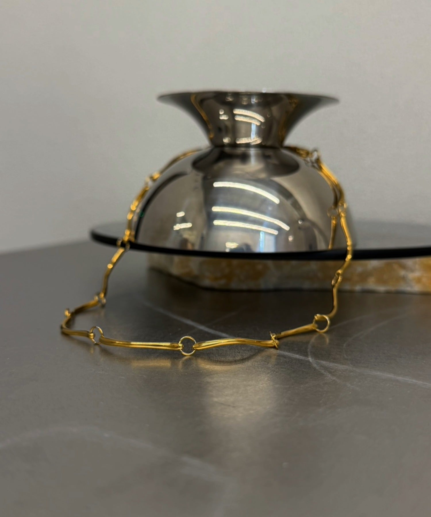 [ゴールド]フローラインネックレス