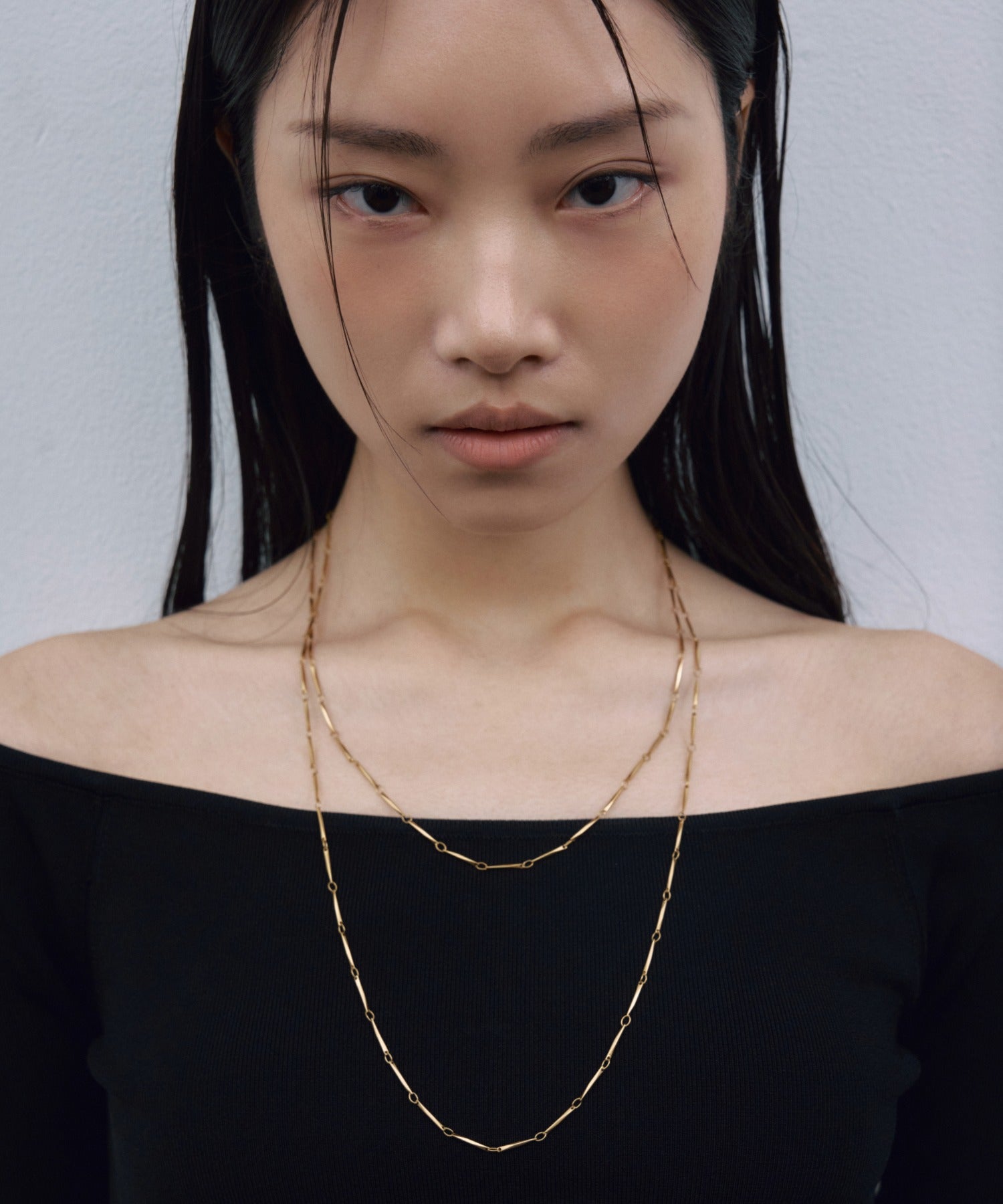 【展示会商品(9月下旬発送予定)】[ゴールド]グロウボードロングネックレス