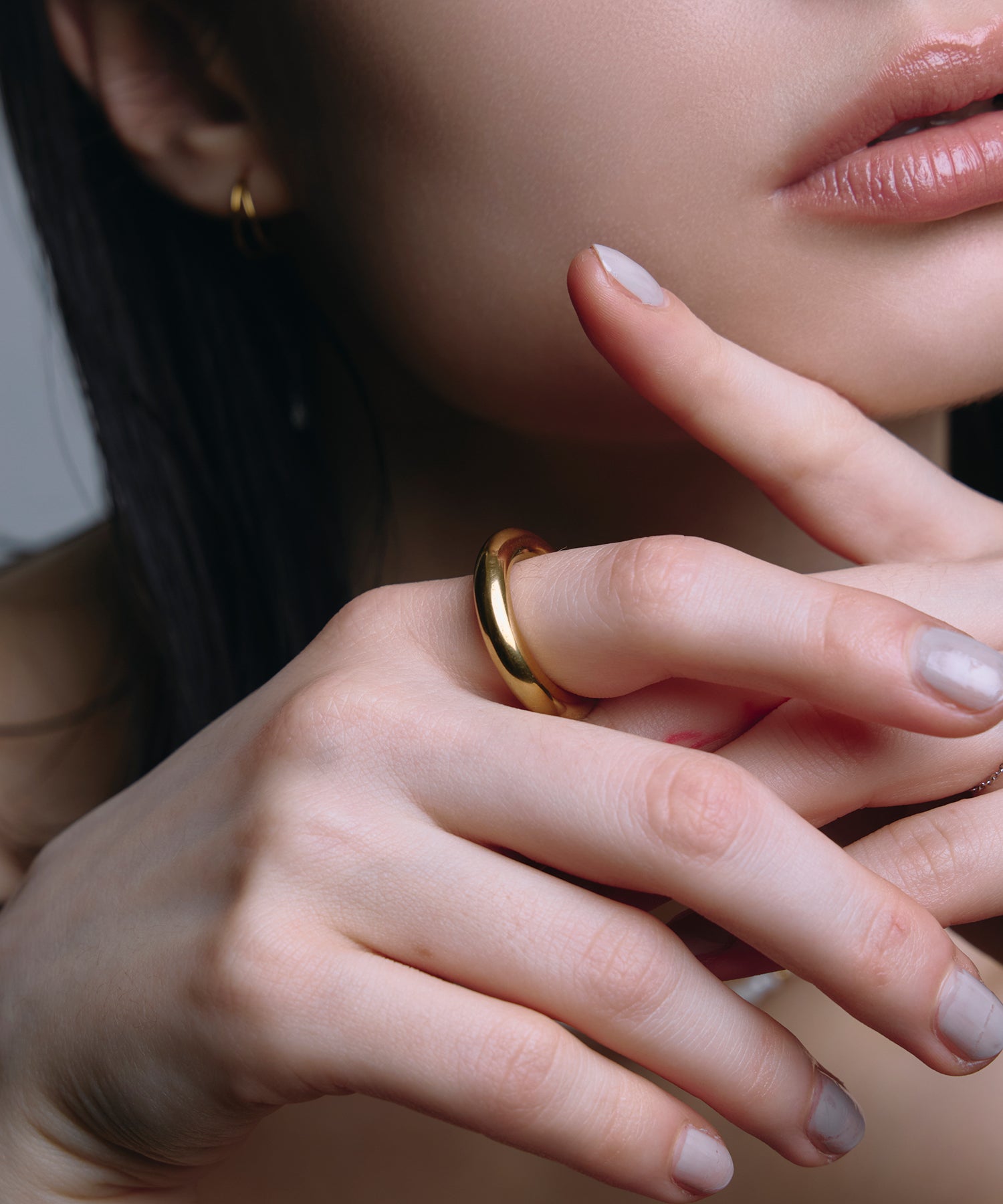 [展覽產品（預定四月底出貨）][金色] 圓形 平環