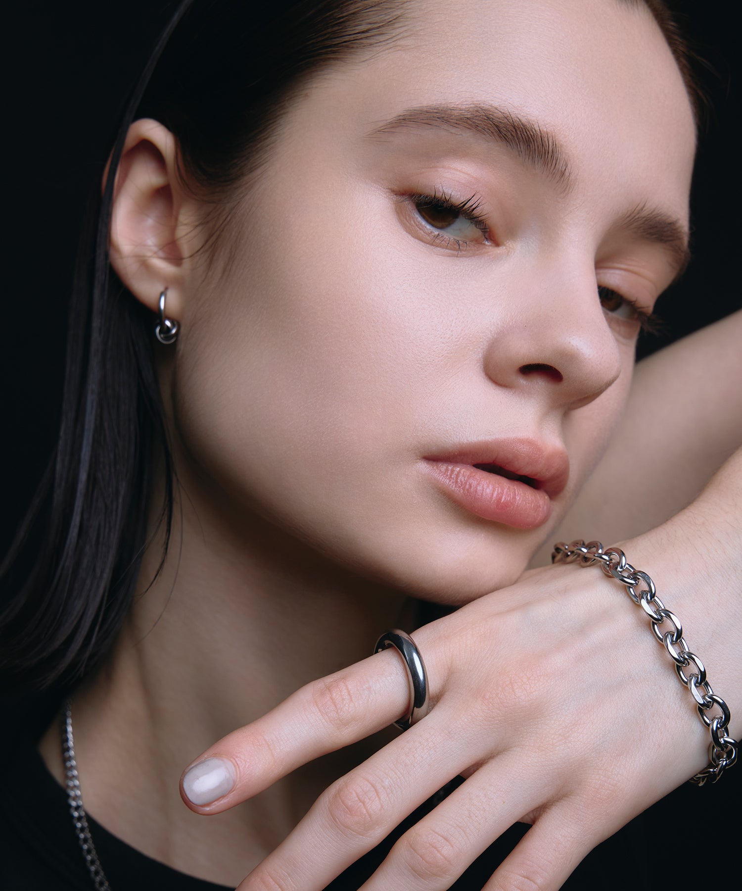 [展覽產品（預定四月底出貨）][銀色平環圓體積