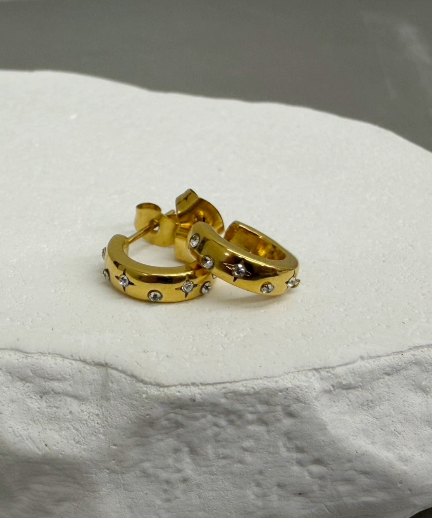 [ゴールド]セレスティアルフープピアス