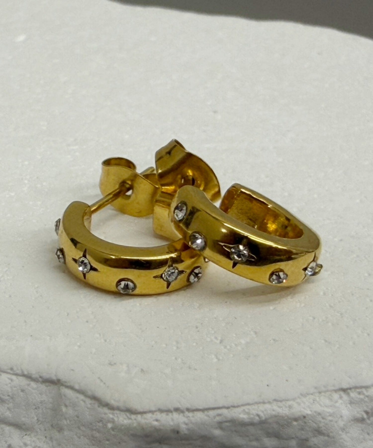 [ゴールド]セレスティアルフープピアス