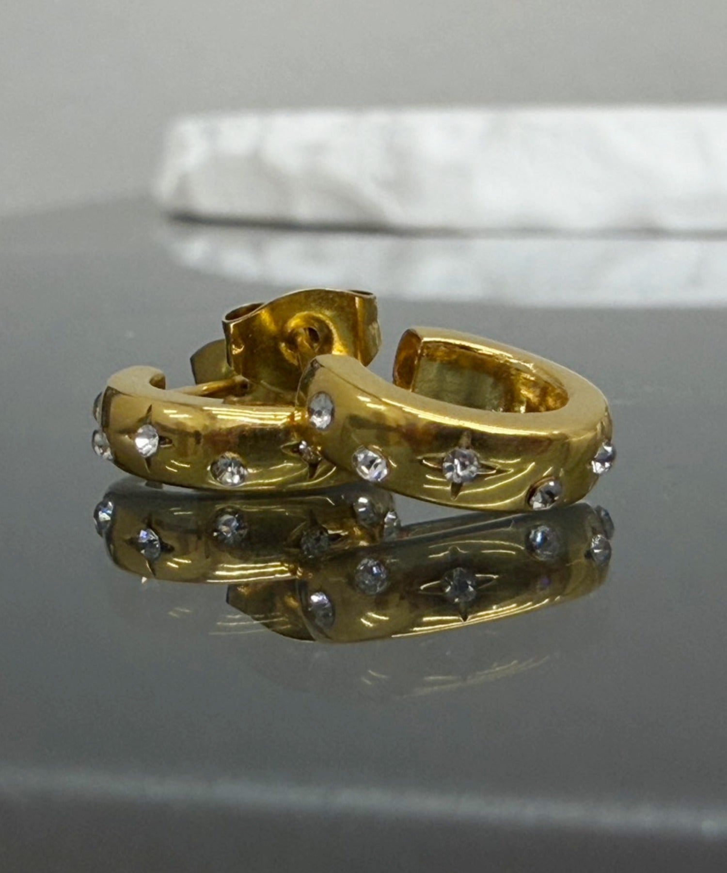 [ゴールド]セレスティアルフープピアス