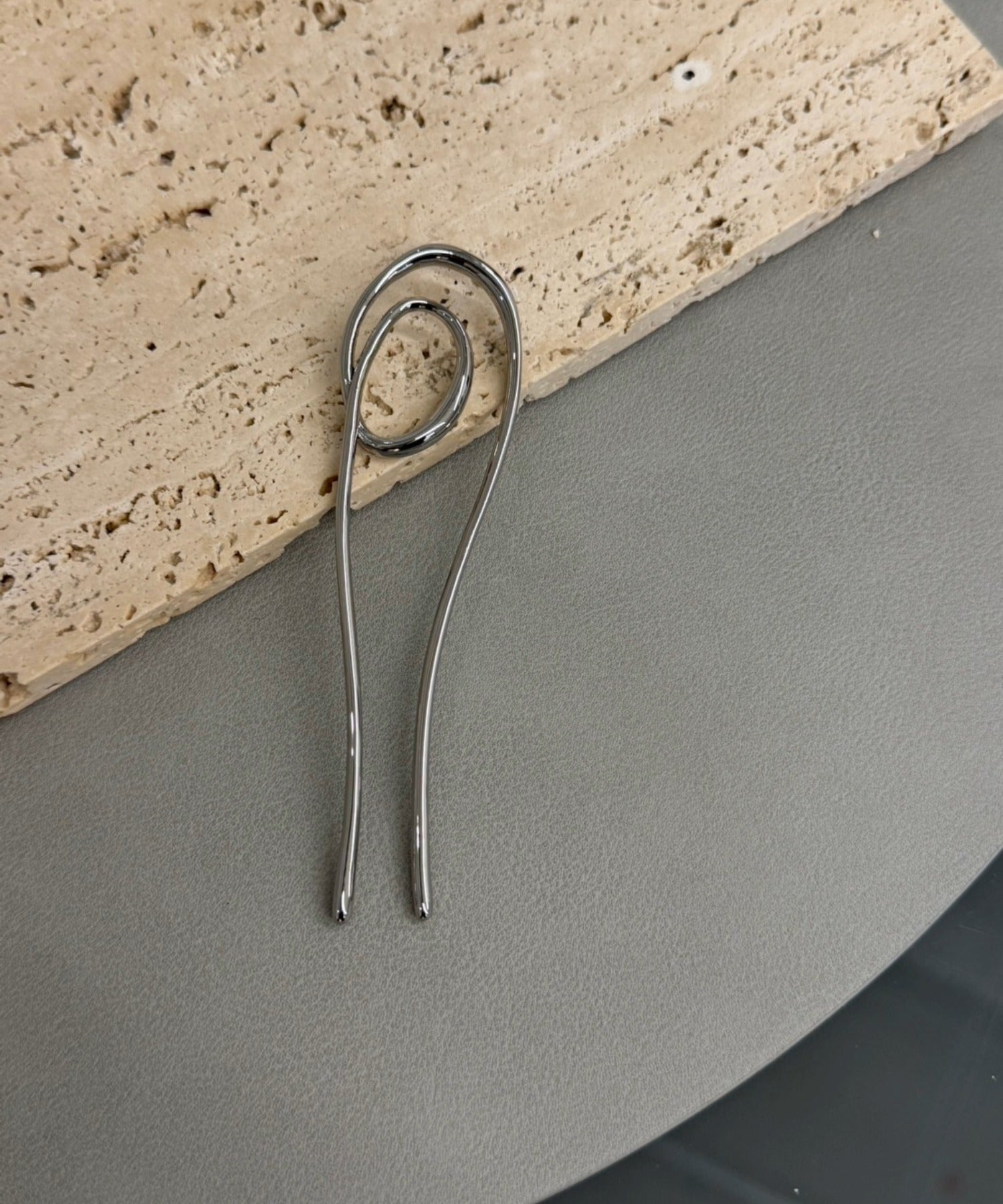 [シルバー]ニュアンスラインヘアコーム