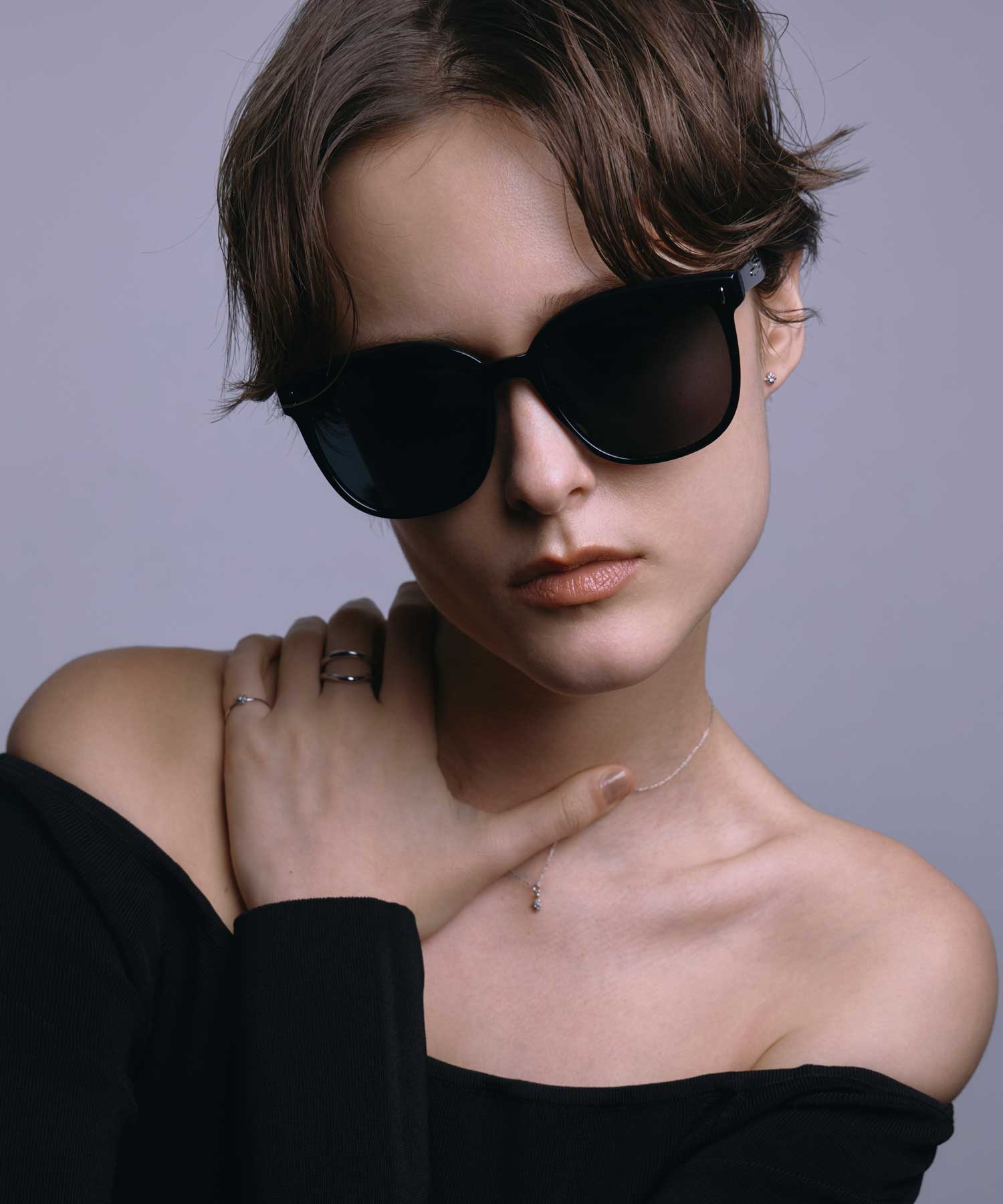 [黑色]顏色大鏡片威靈頓