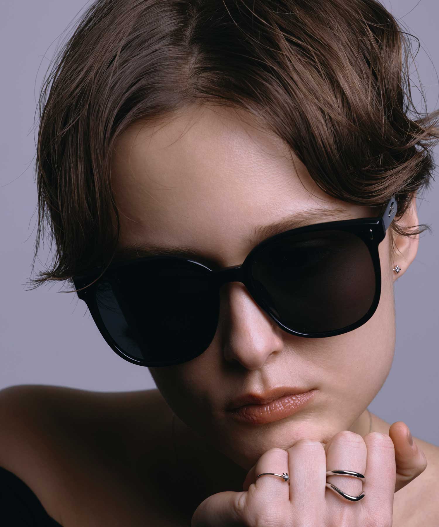 [黑色]顏色大鏡片威靈頓