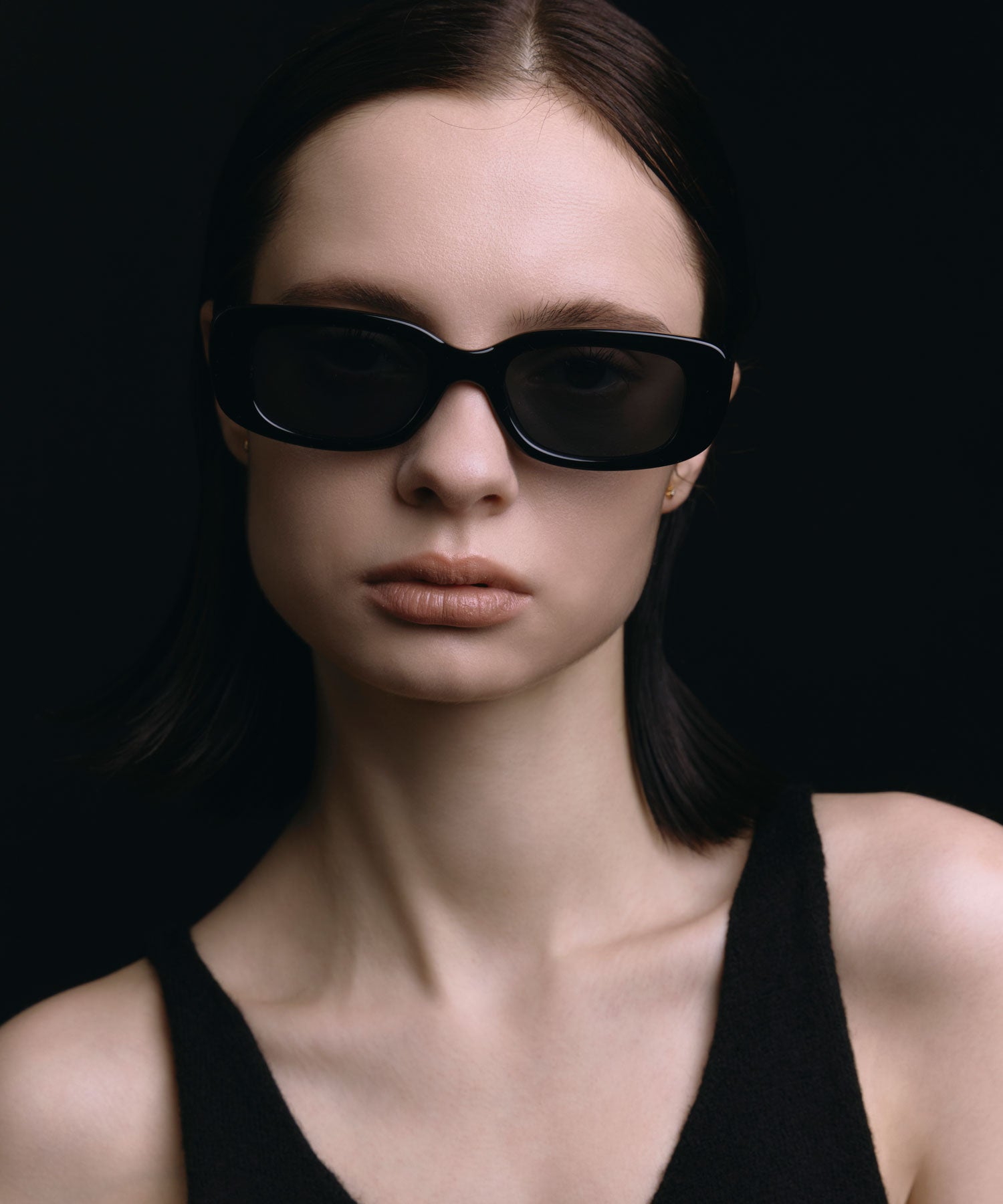 [ブラック]カラーレンズスクエア