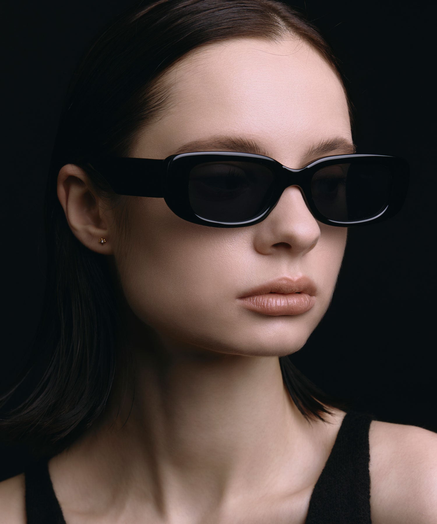 [ブラック]カラーレンズスクエア