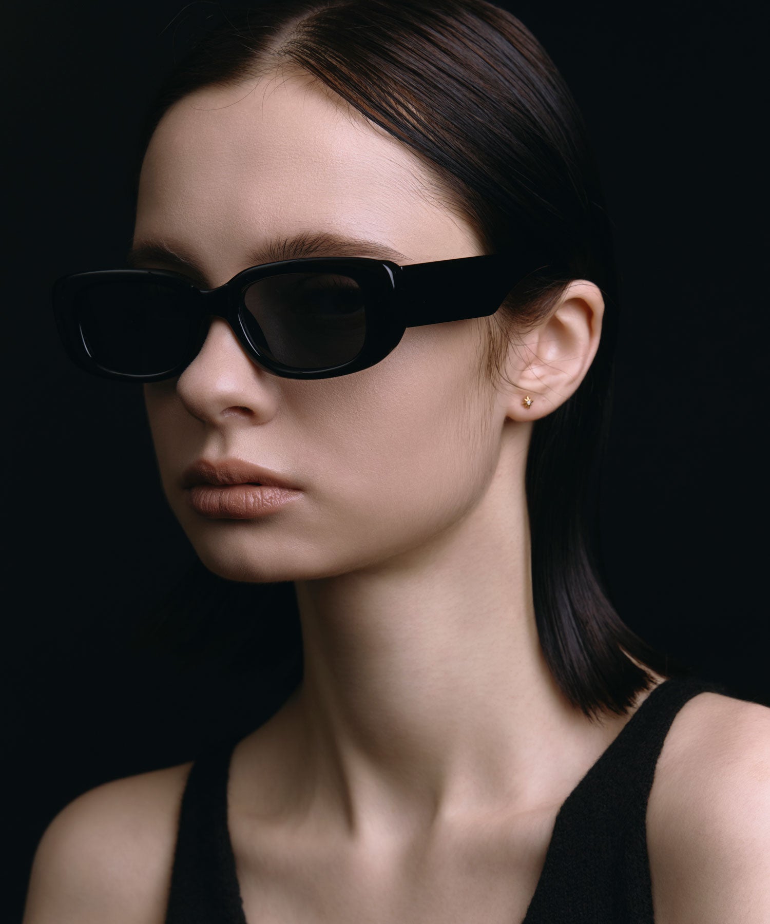 [ブラック]カラーレンズスクエア