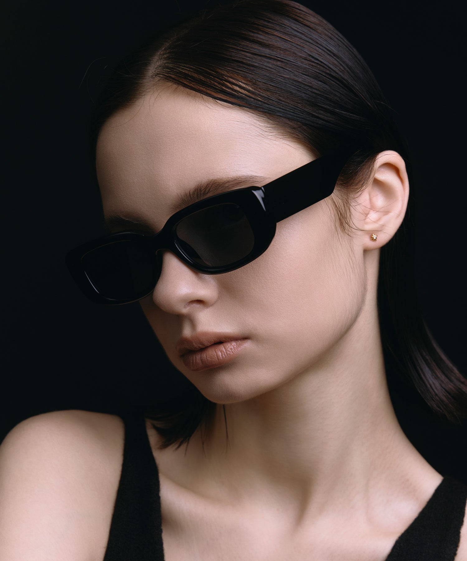 [ブラック]カラーレンズスクエア