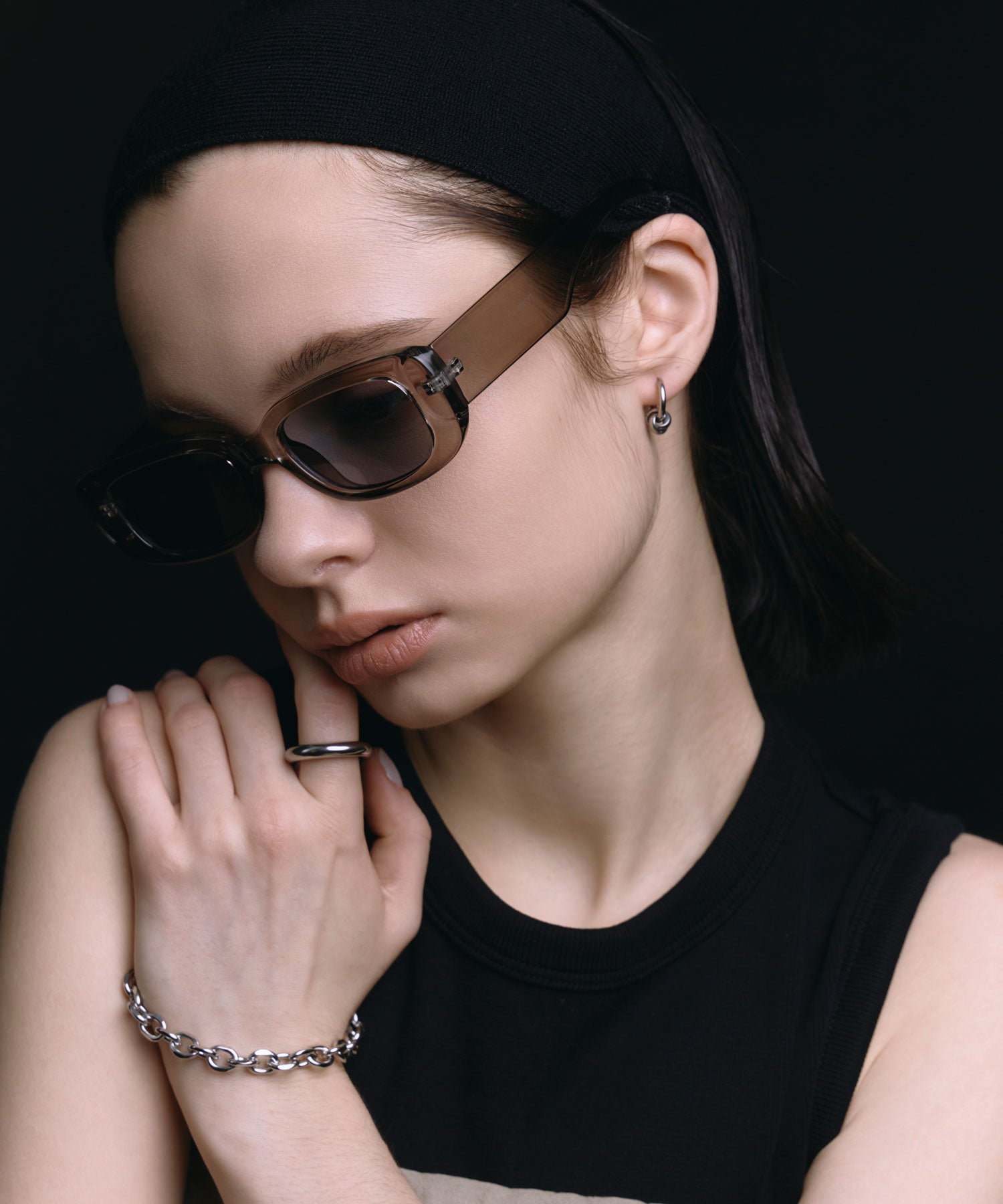 [グレー]カラーレンズスクエア