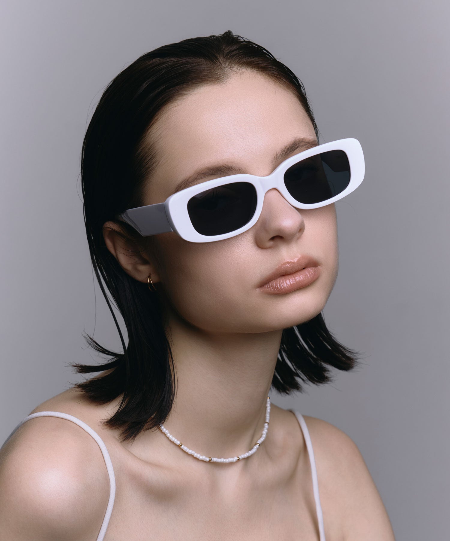 [ホワイト]カラーレンズスクエア