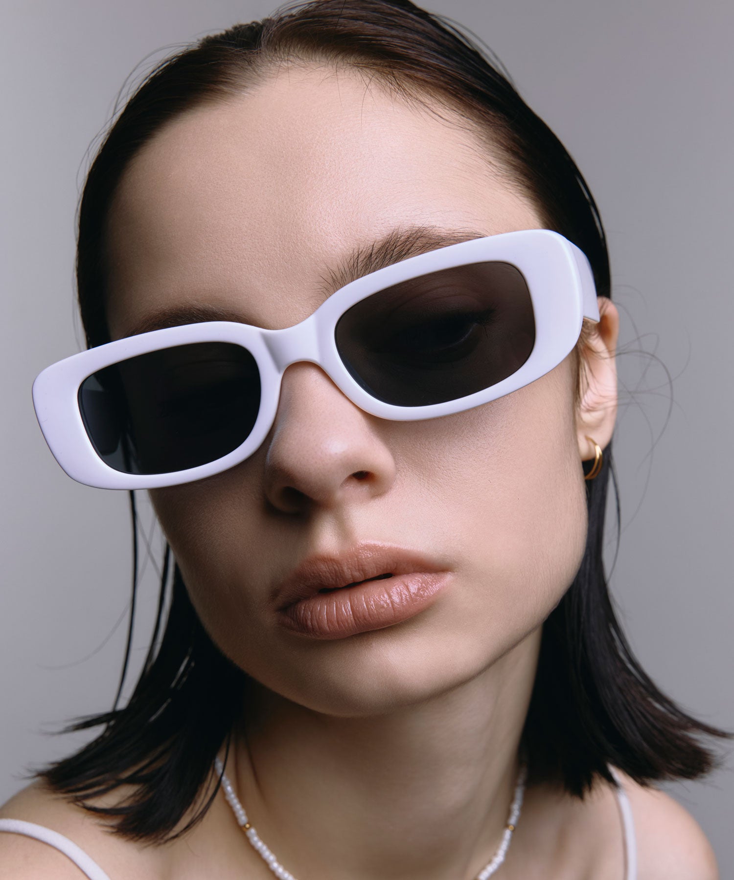 [ホワイト]カラーレンズスクエア