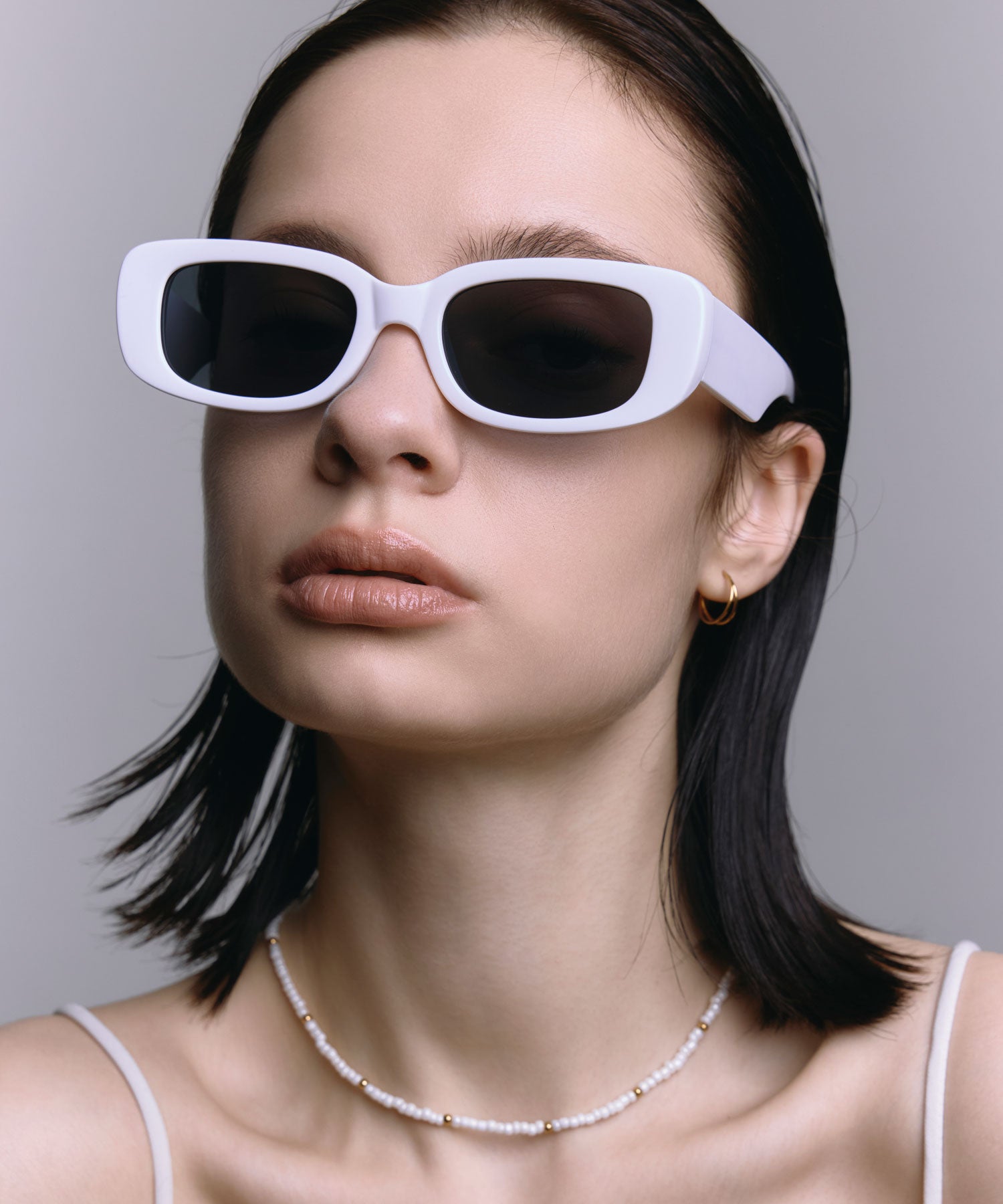 [ホワイト]カラーレンズスクエア