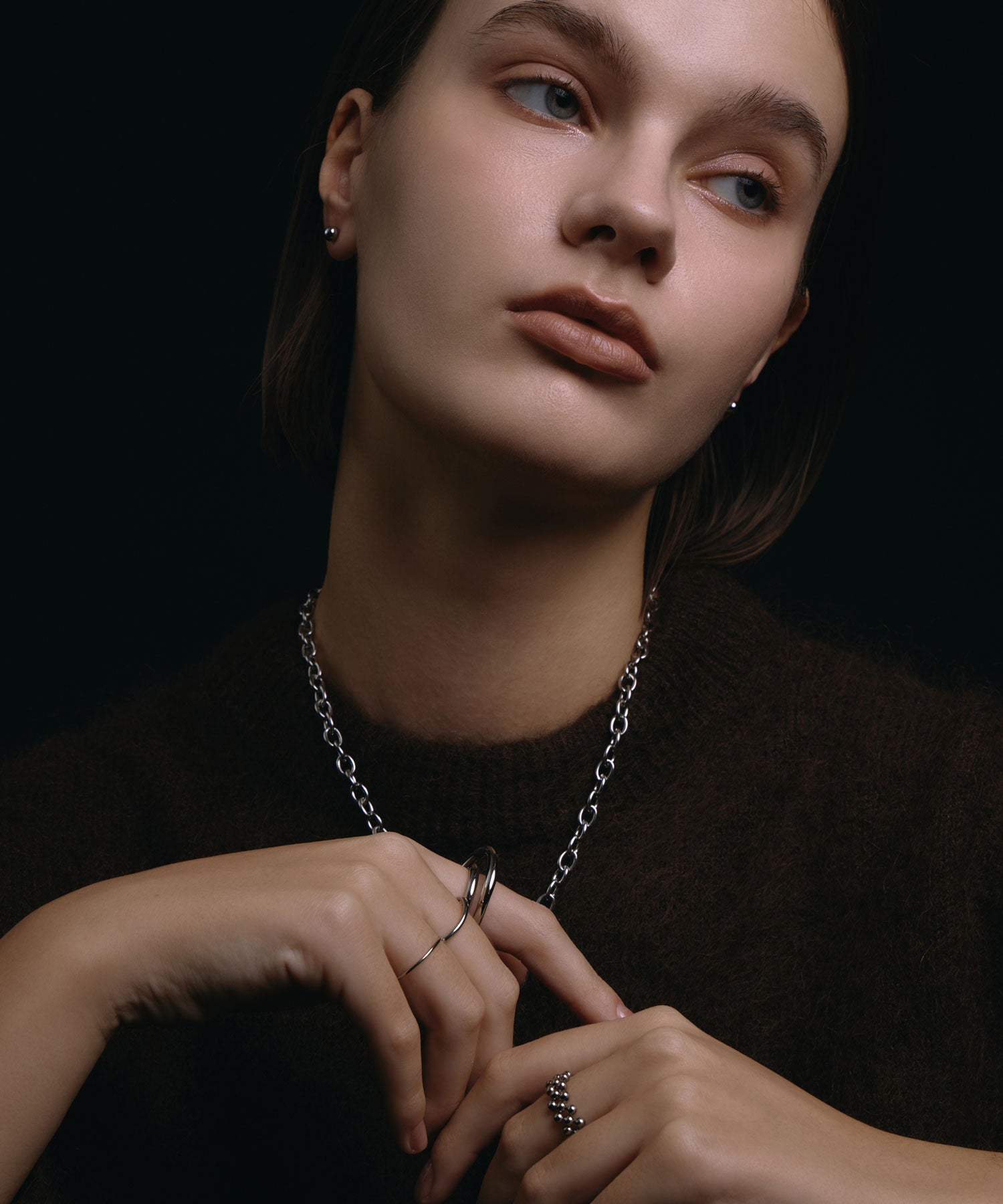 [银色]croshbol戒指