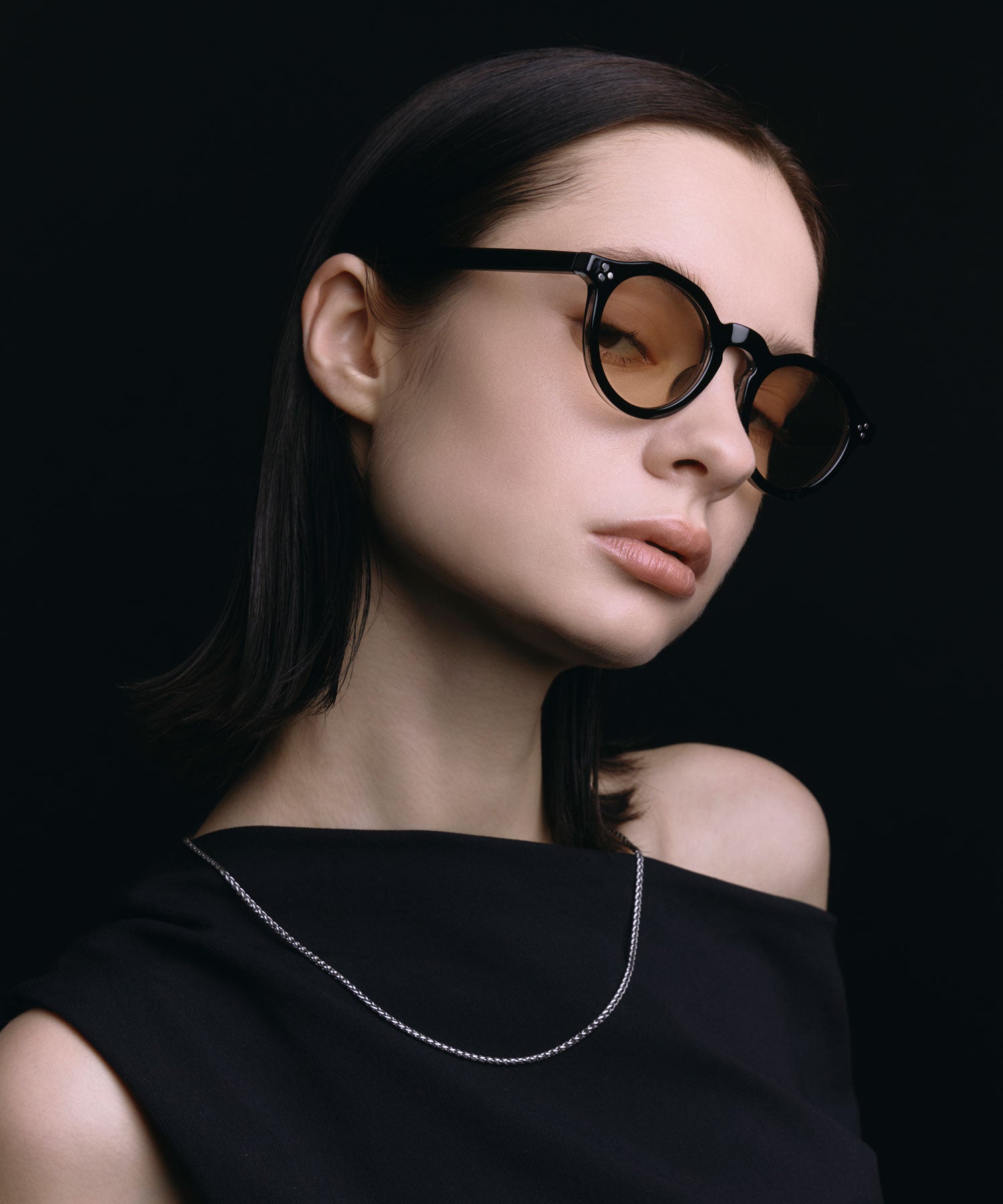 [ブラックxベージュ]クラウンパント