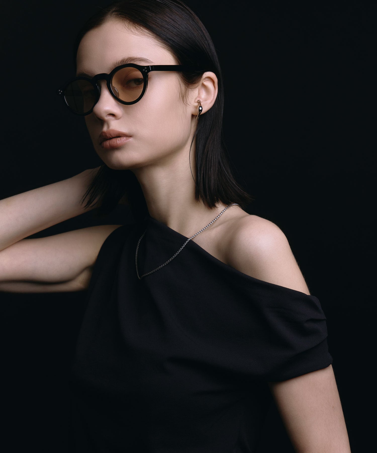 [ブラックxベージュ]クラウンパント