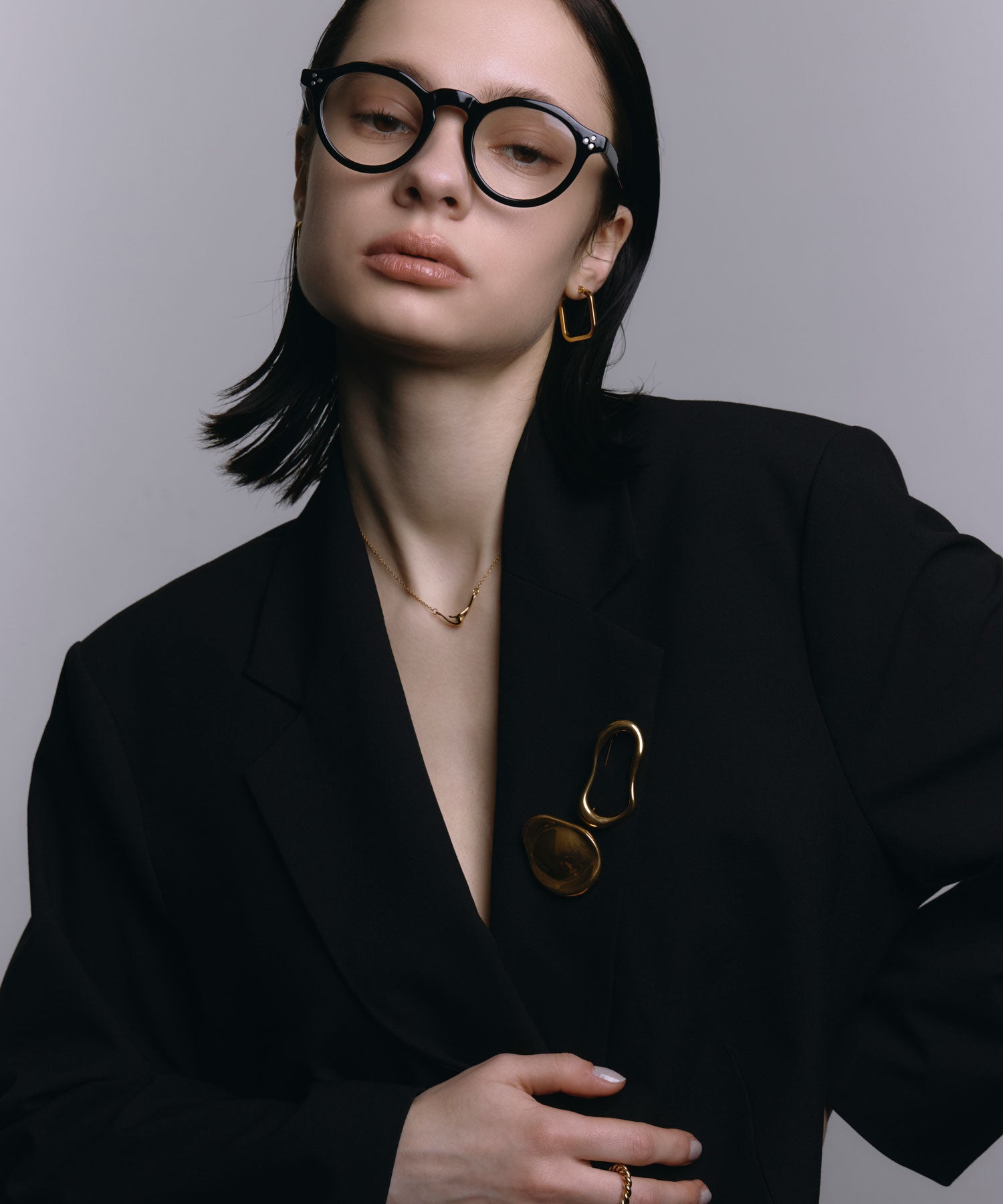 [ブラック]クラウンパント