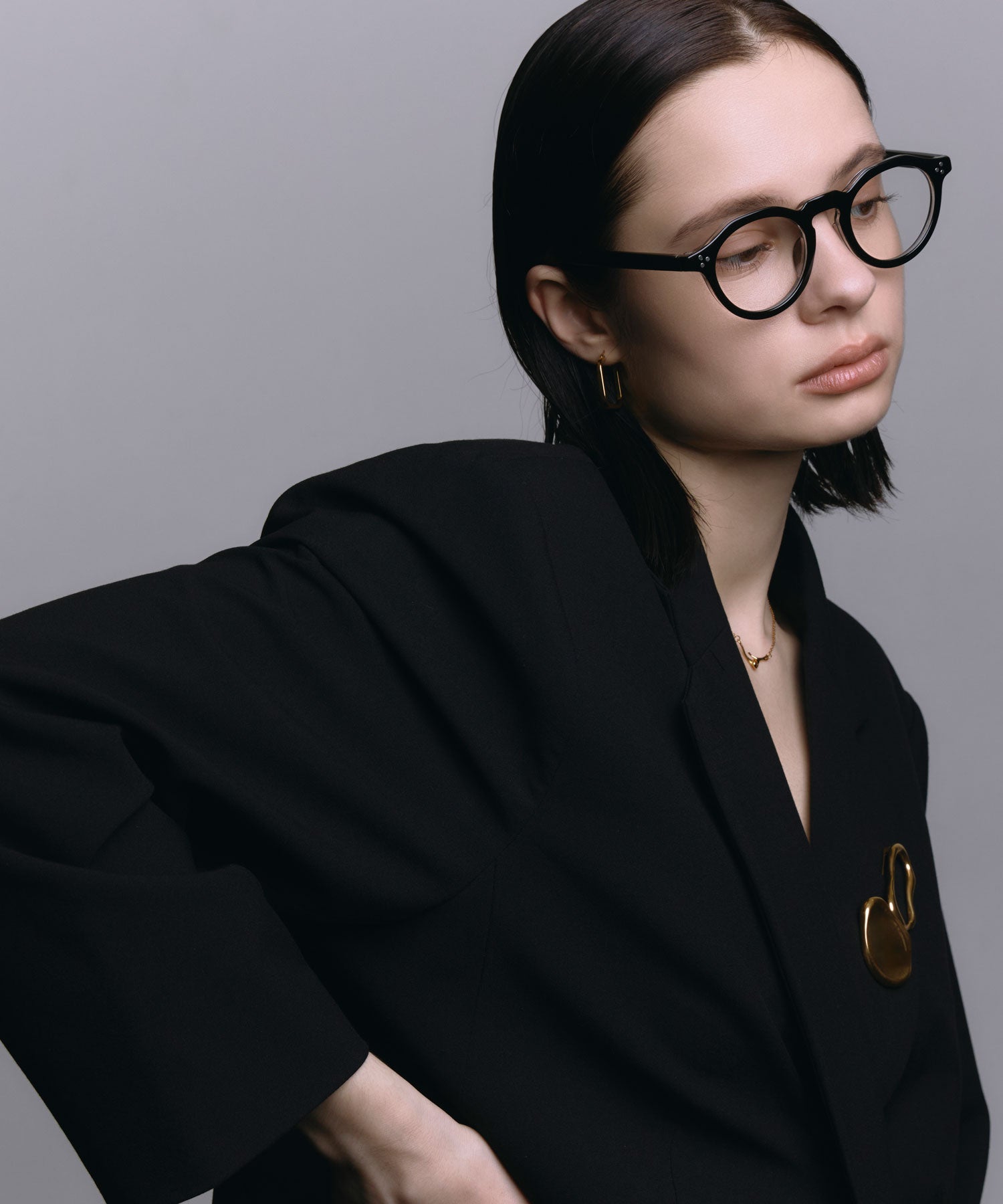 [ブラック]クラウンパント