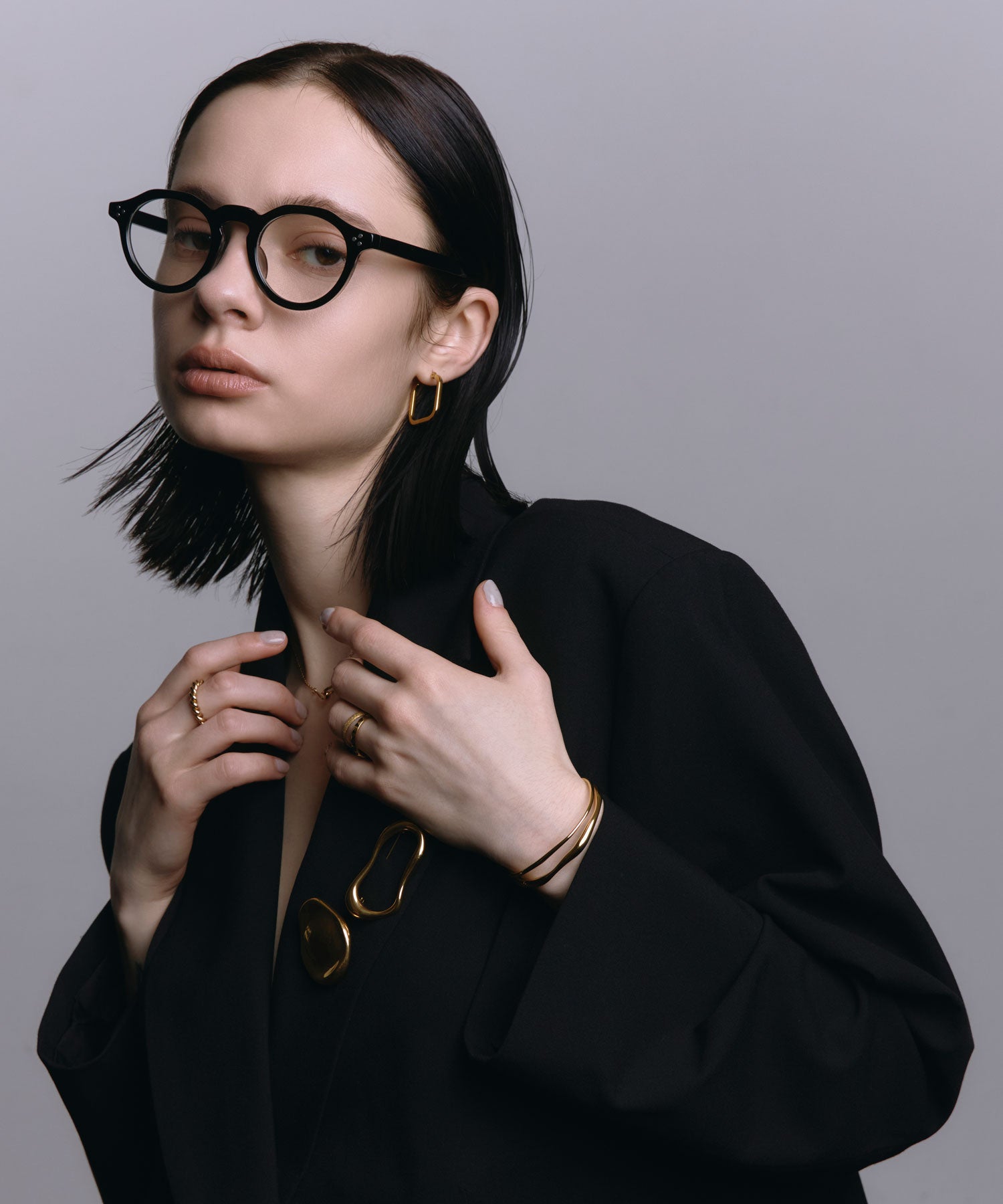 [ブラック]クラウンパント