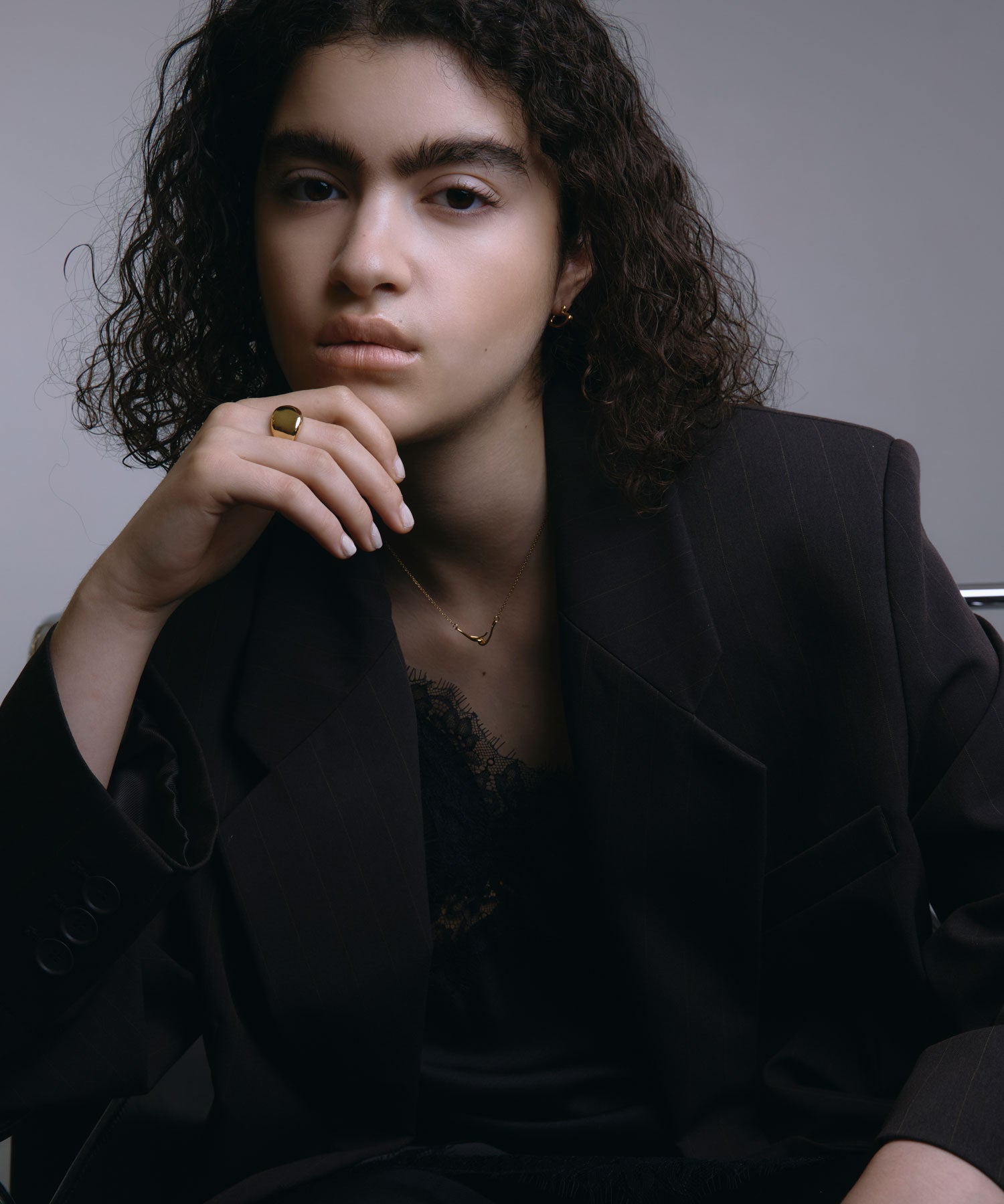 [ゴールド]クルヴァフックネックレス