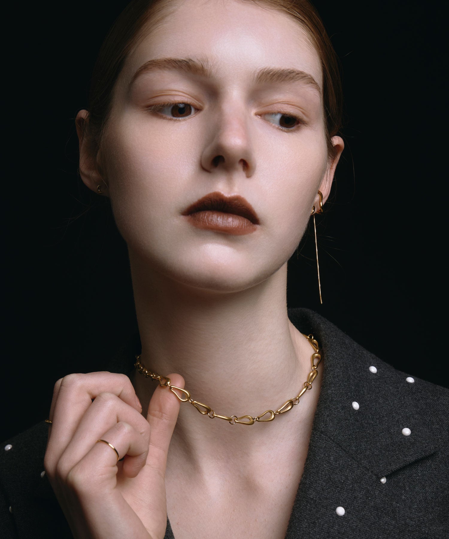 [ゴールド]デューチェーンネックレス