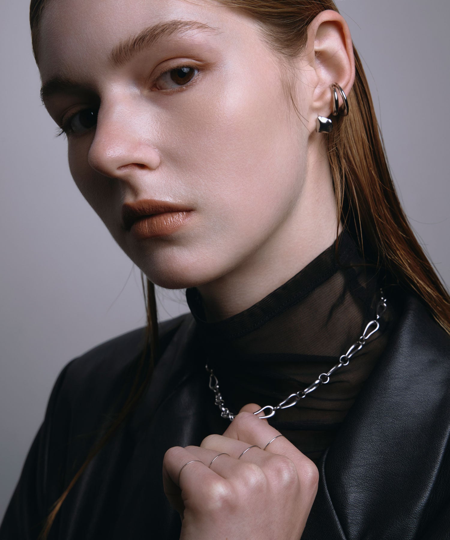 [シルバー]デューチェーンネックレス