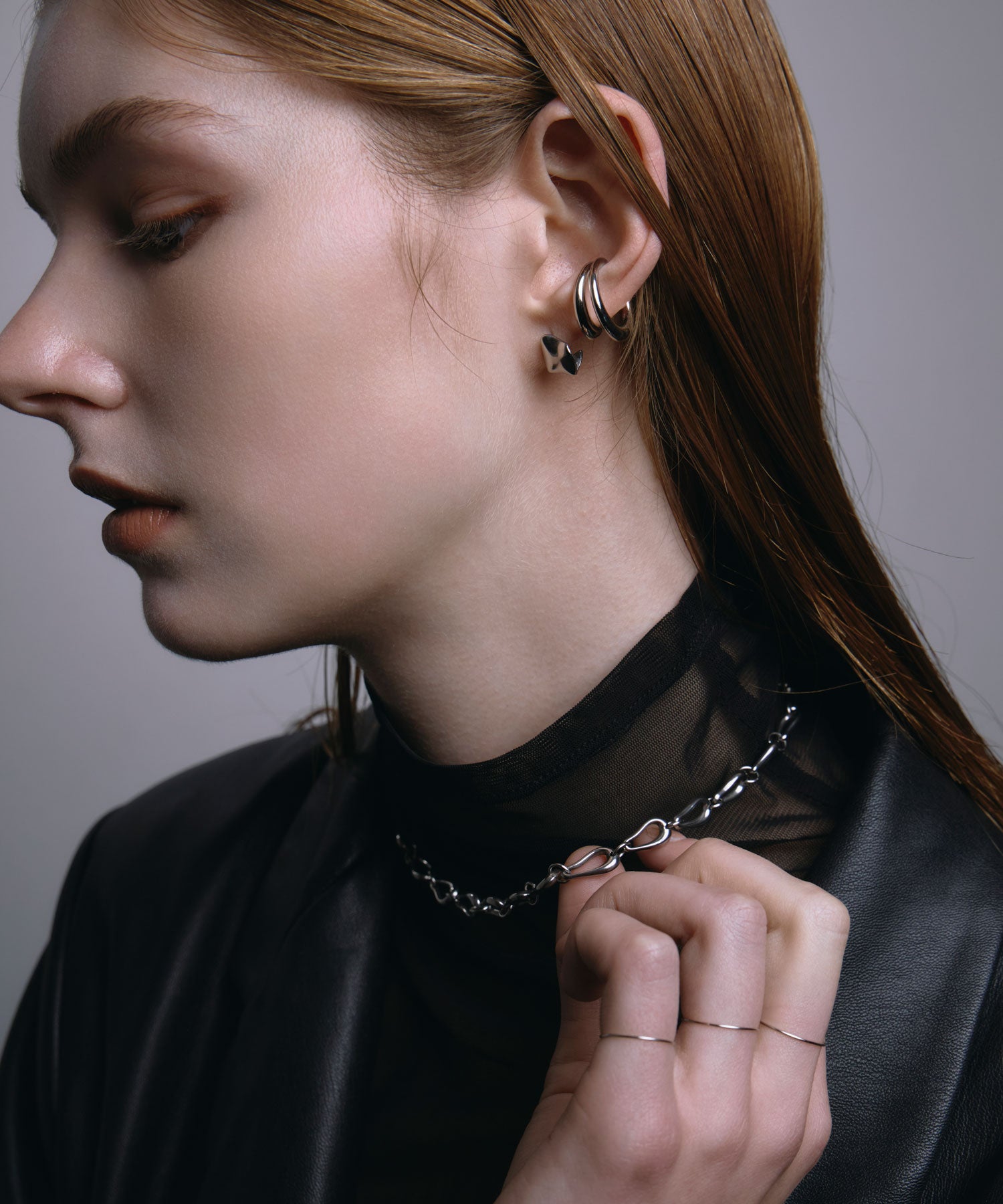 [シルバー]デューチェーンネックレス