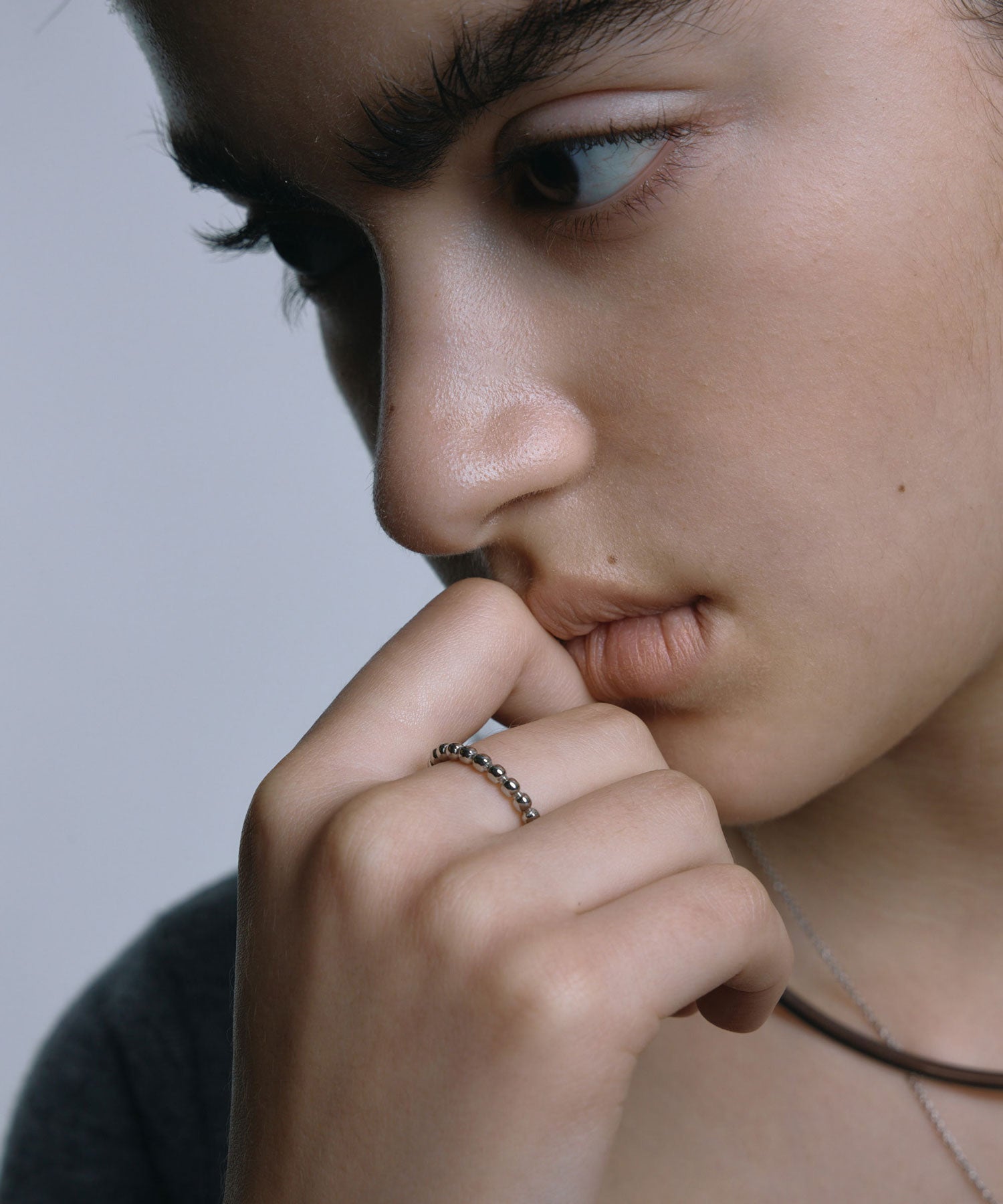 [シルバー]ドットリング