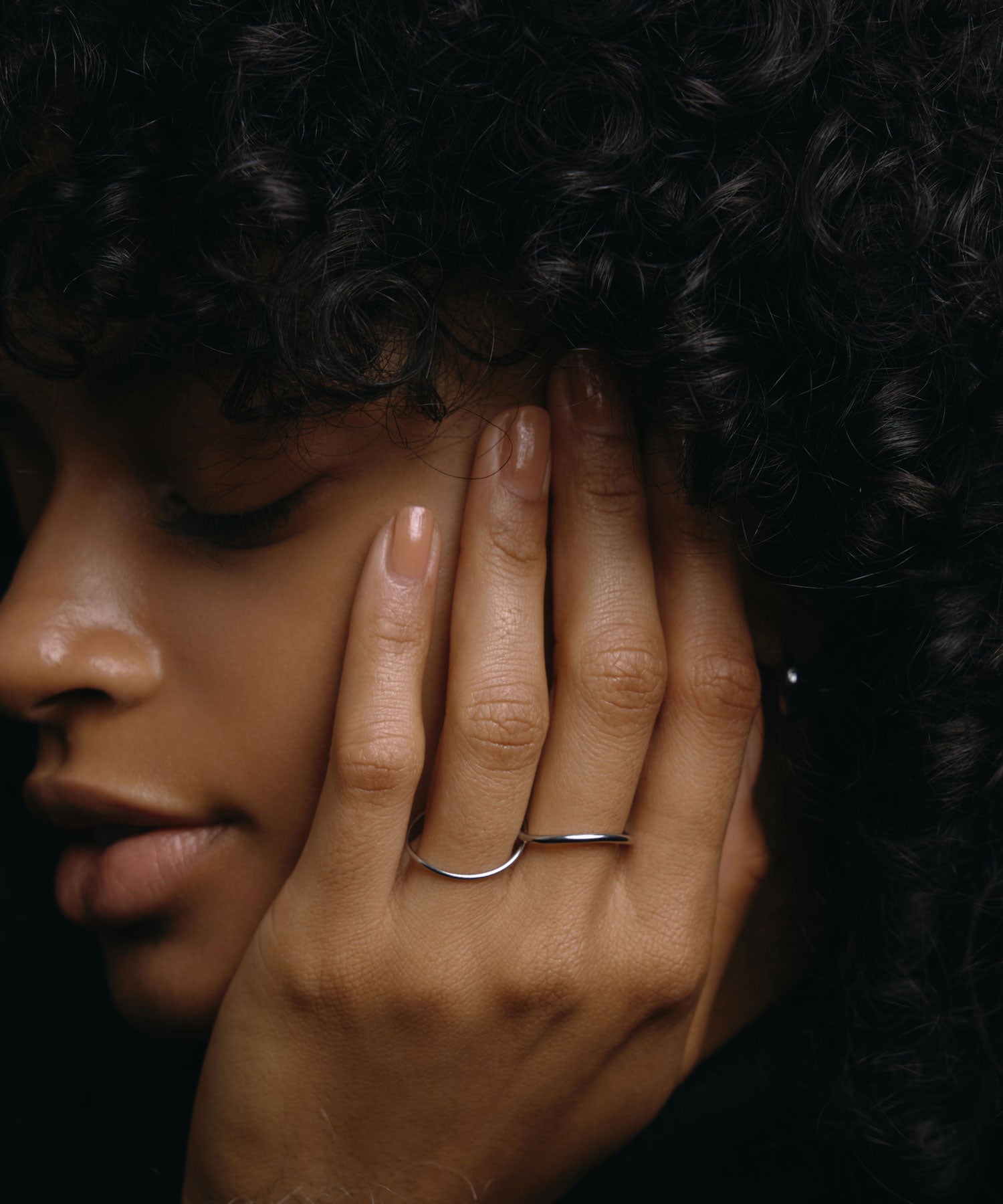 [银色]ダブルフープリング