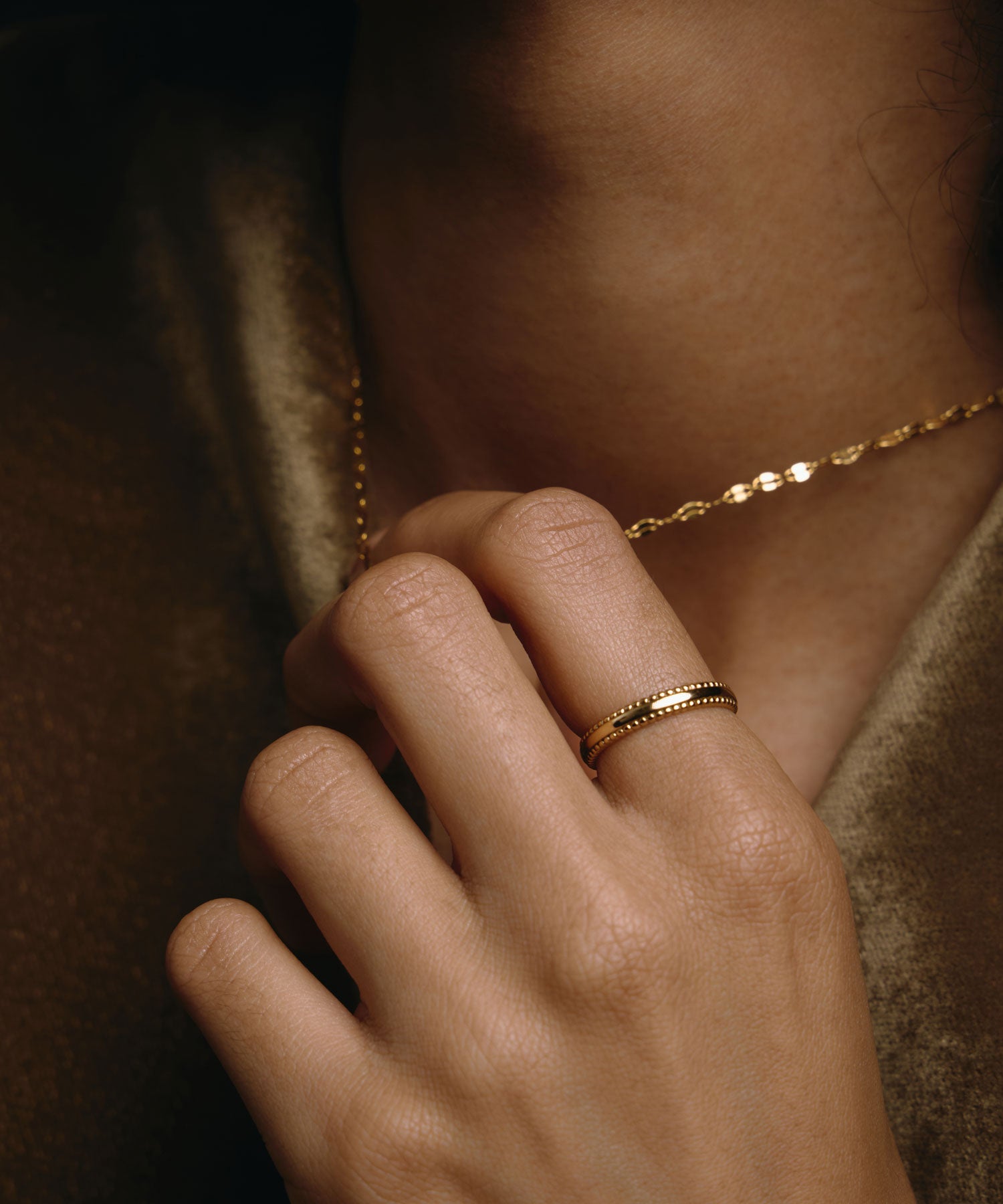 【予約販売(2月中旬発送予定)】[ゴールド]ダブルミルリング