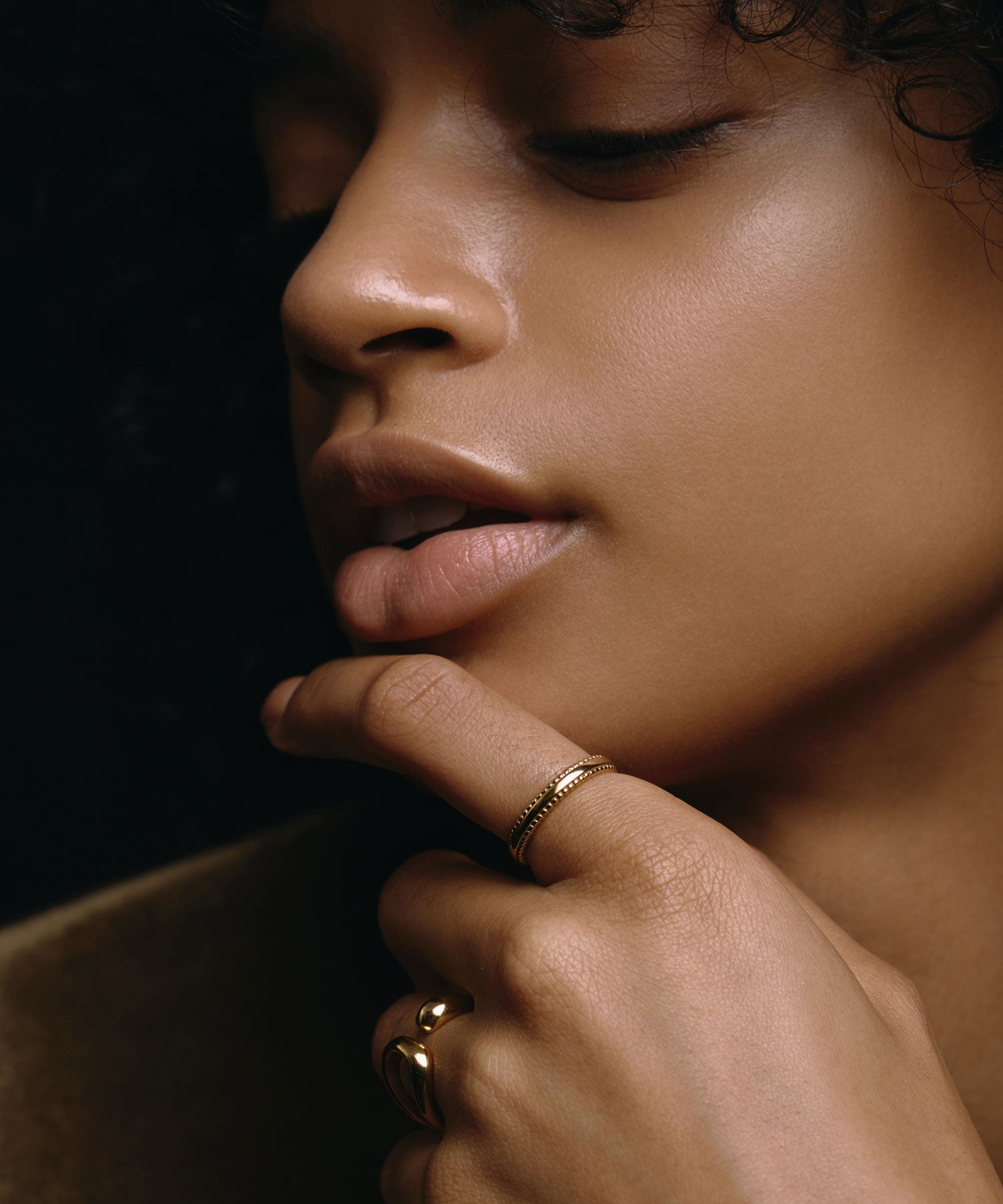 [Gold] Double Mill Ring