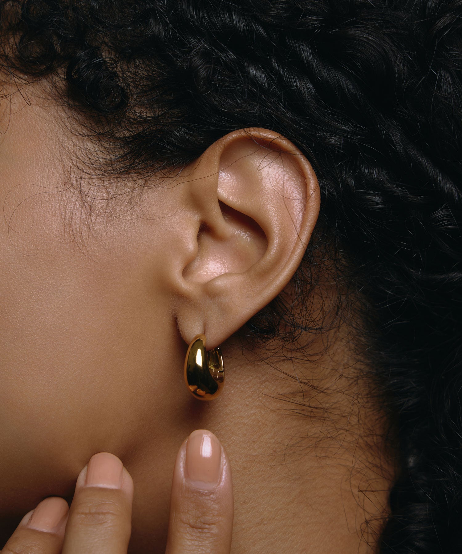 [Gold] Droplet Earrings