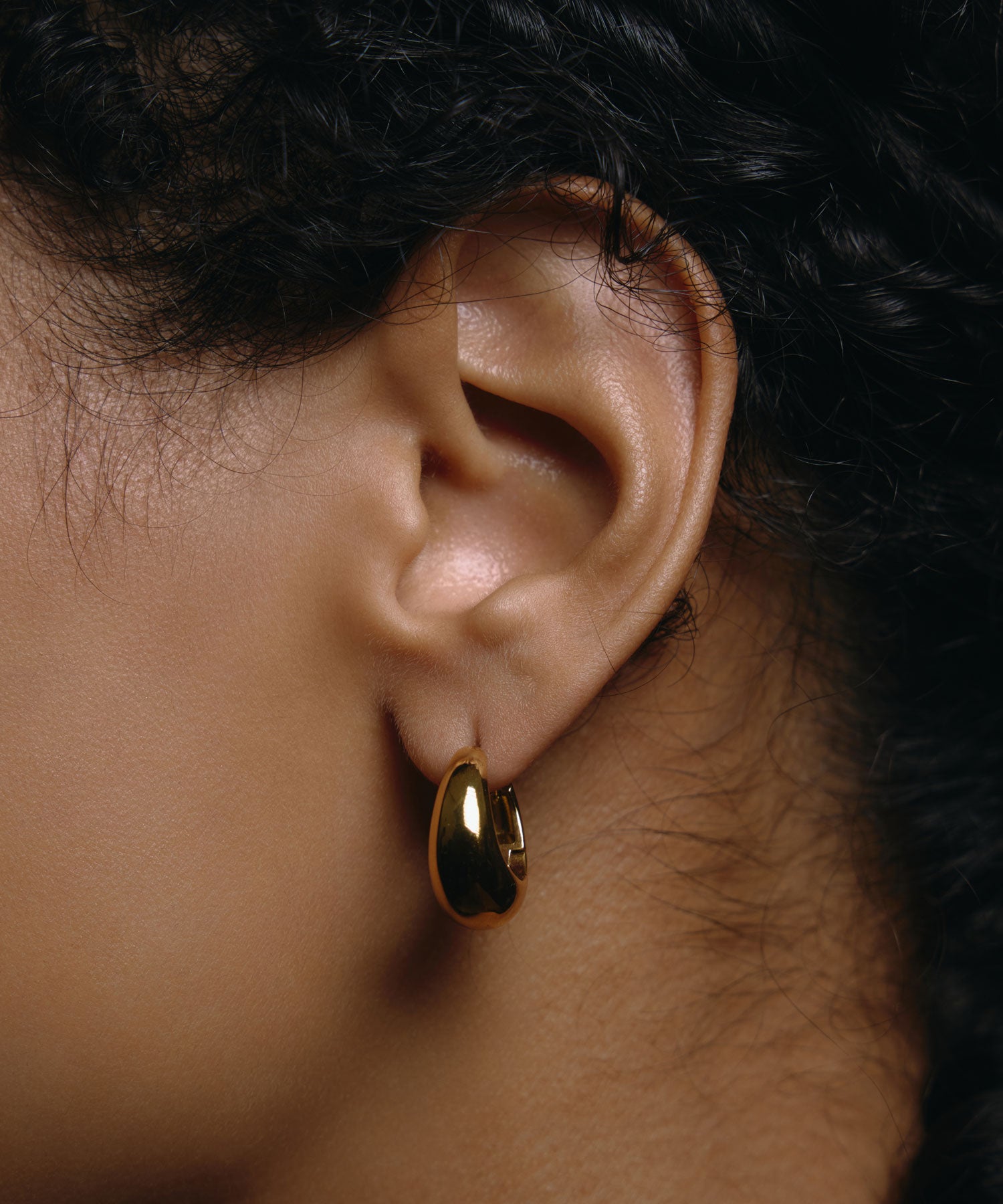[Gold] Droplet Earrings