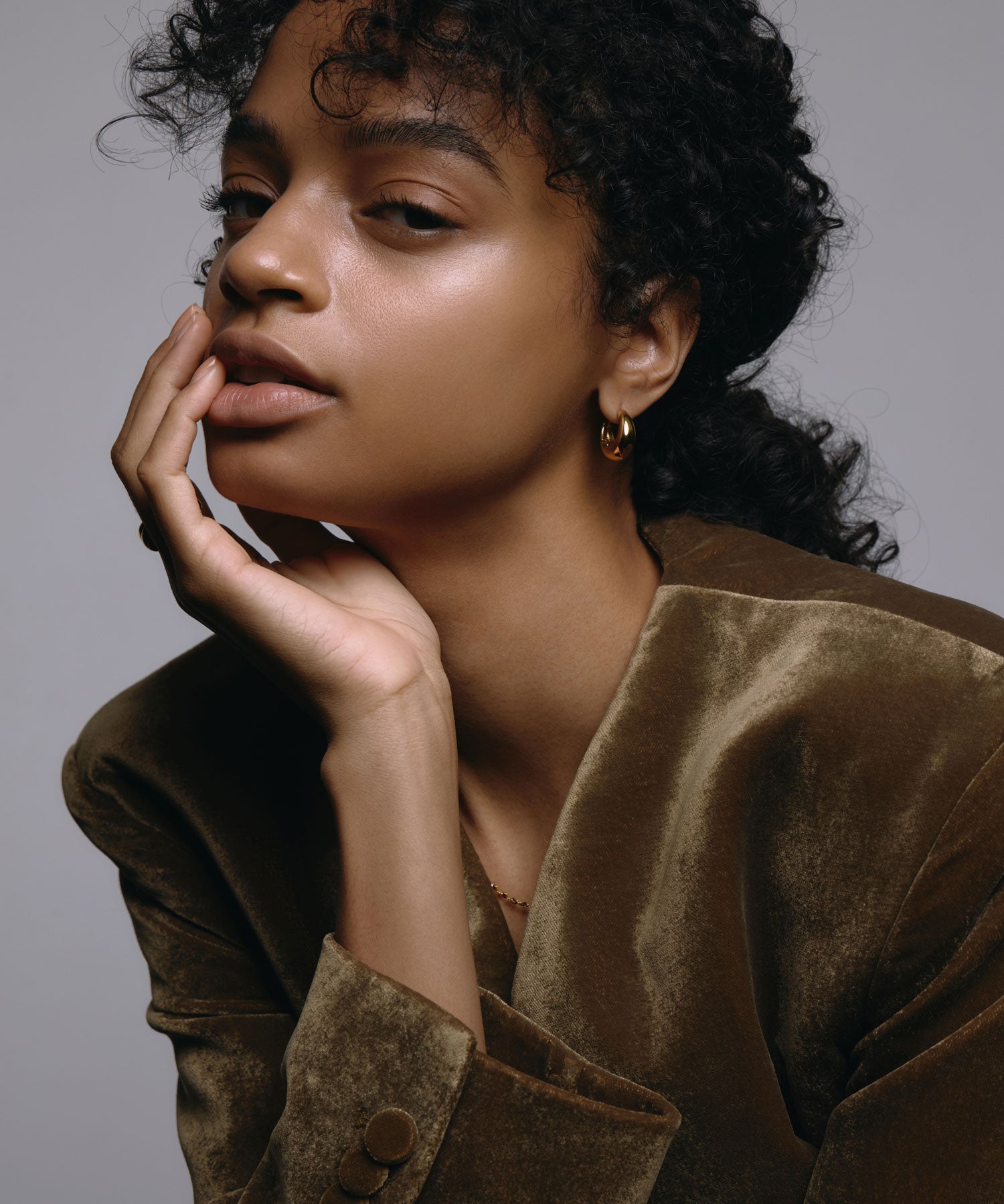 [Gold] Droplet Earrings