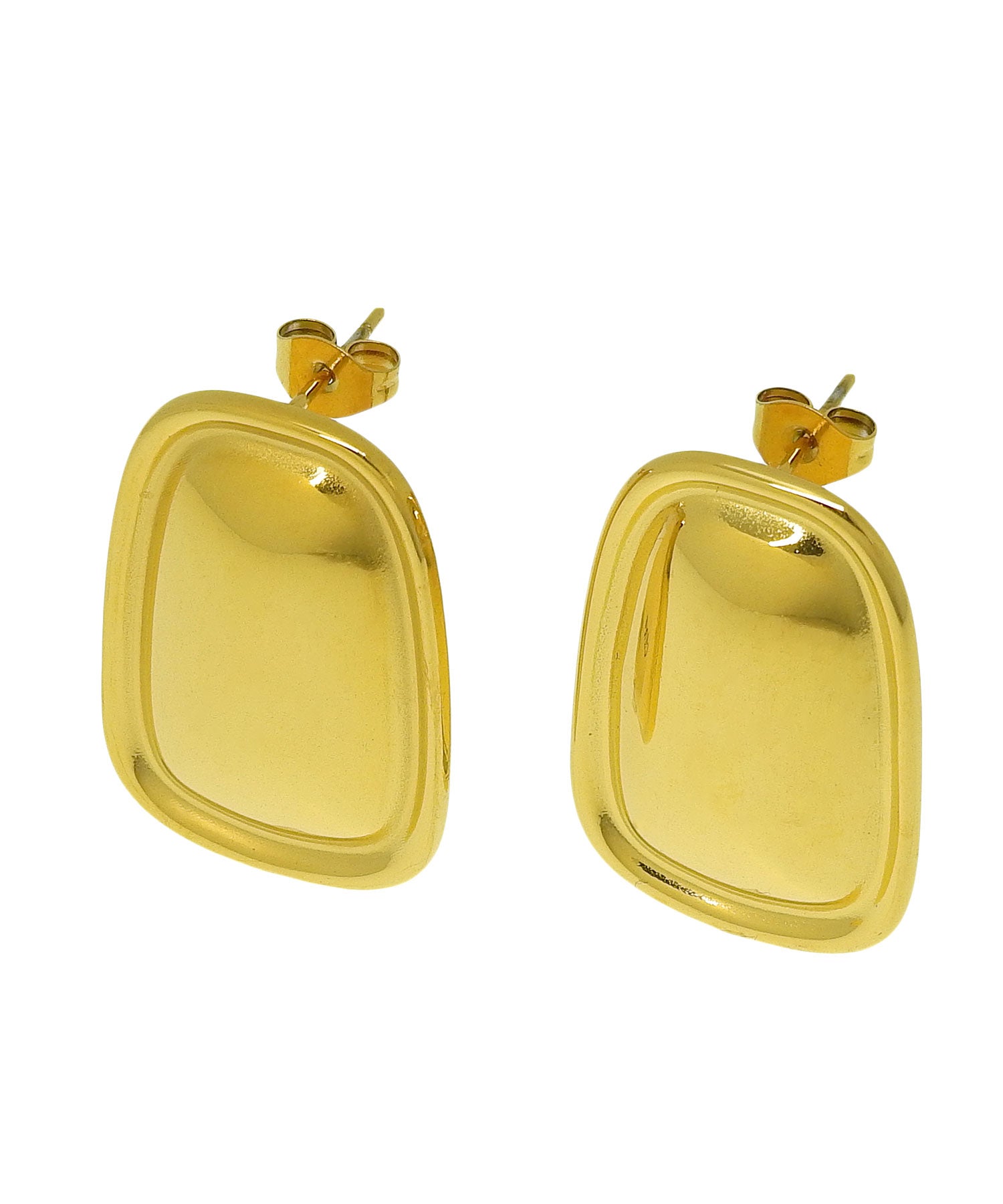 [金色]镜子耳环