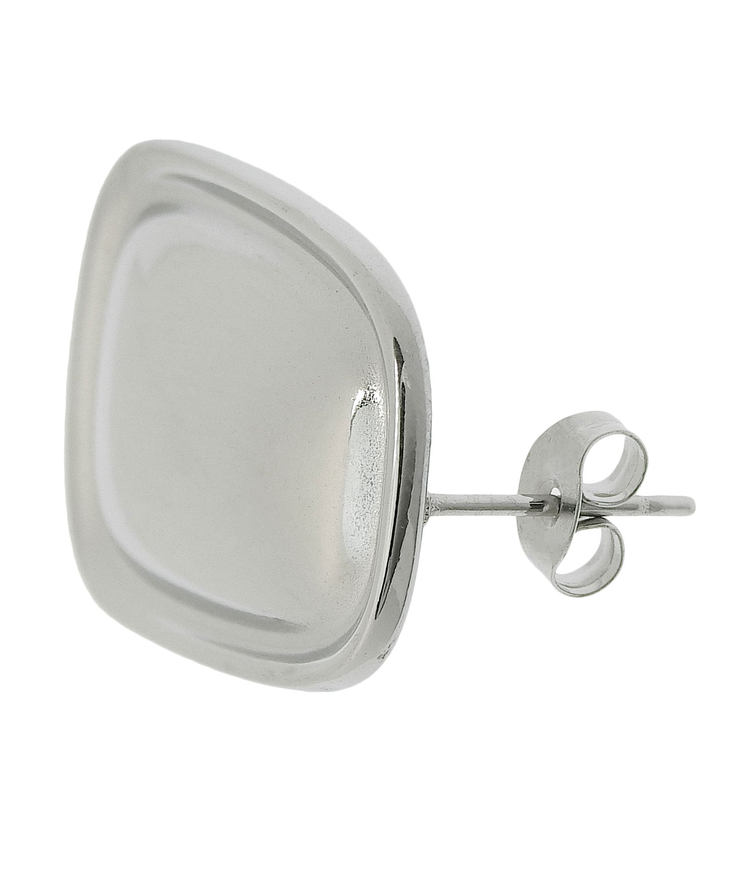 [银色]镜面耳环