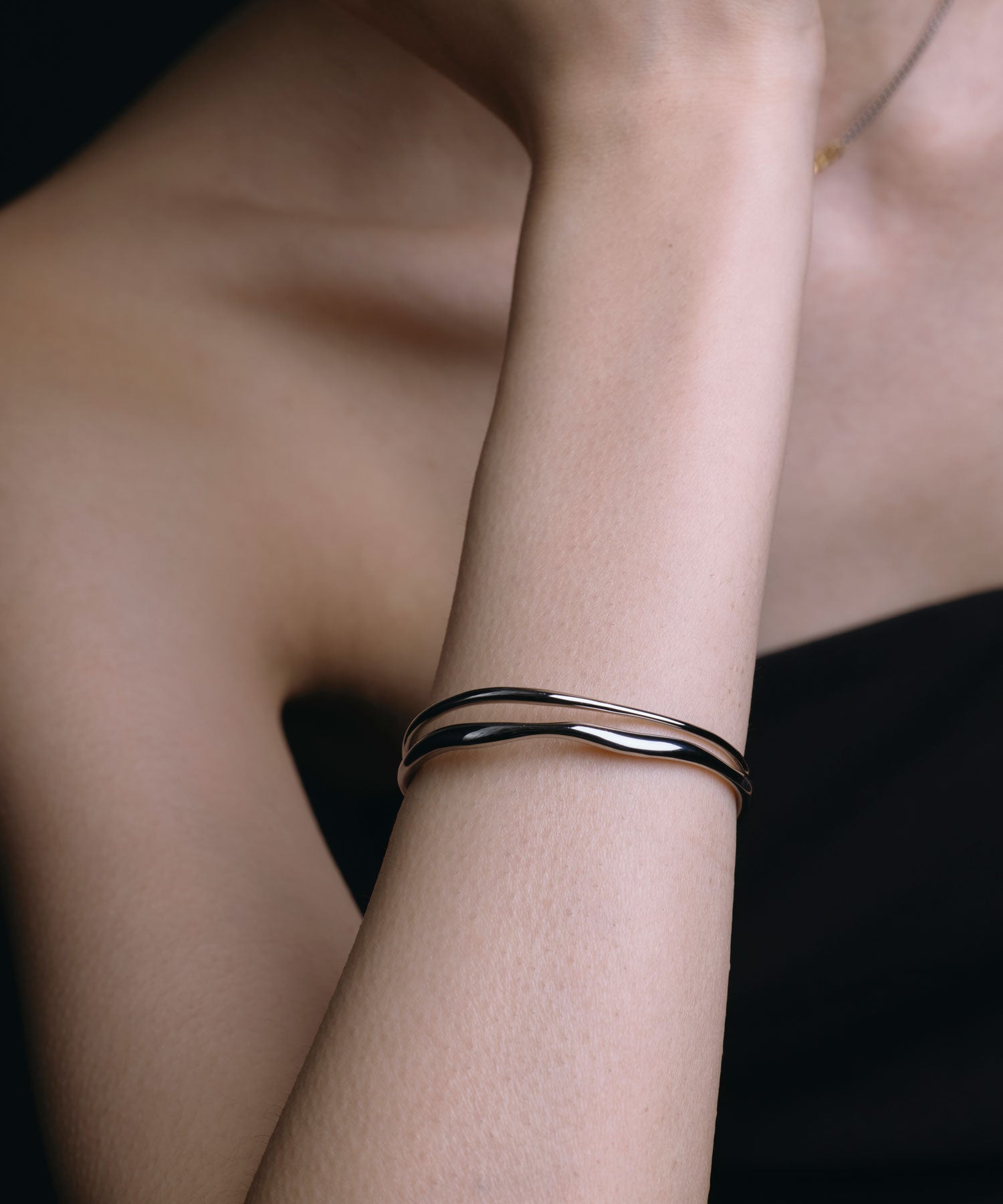 【展覽產品（預定三月底出貨】[銀色雙重文化手鐲