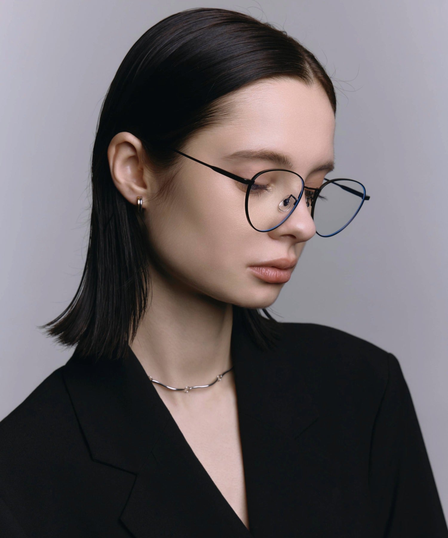 [ブラック]ボストンチタンフレーム