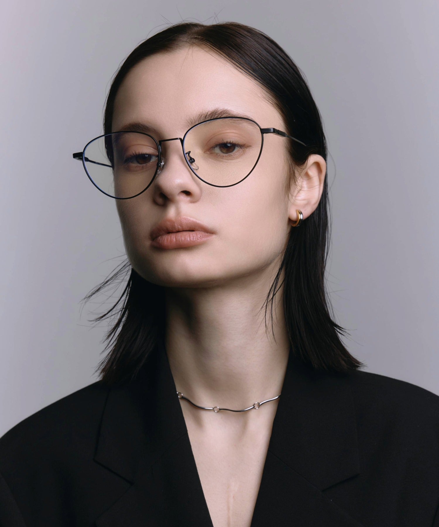 [ブラック]ボストンチタンフレーム