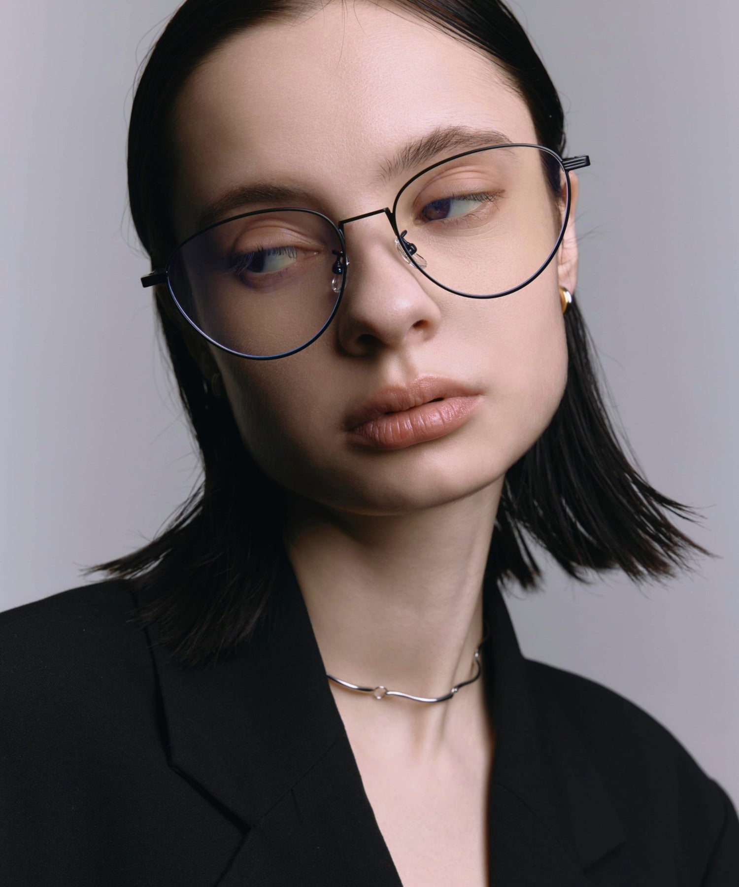 [ブラック]ボストンチタンフレーム